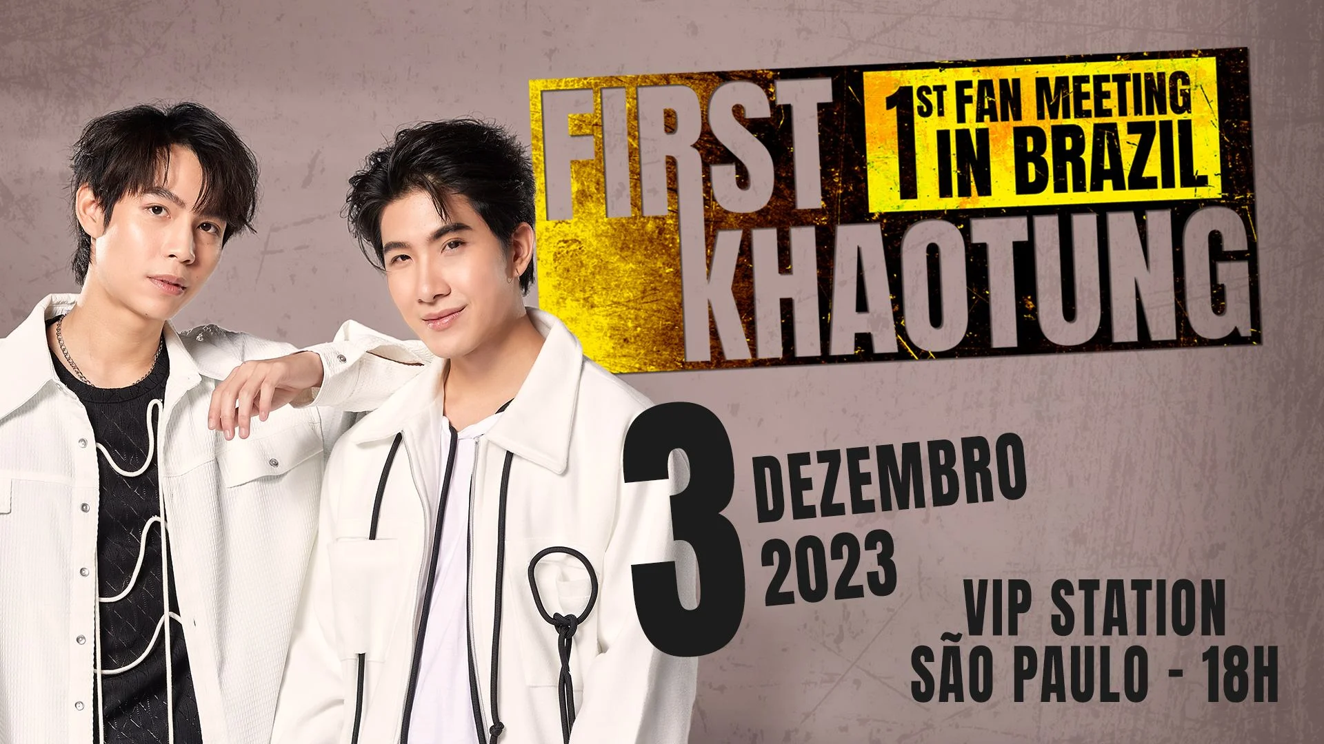 First Khaotung 1st Fan Meeting In Brazil Cover