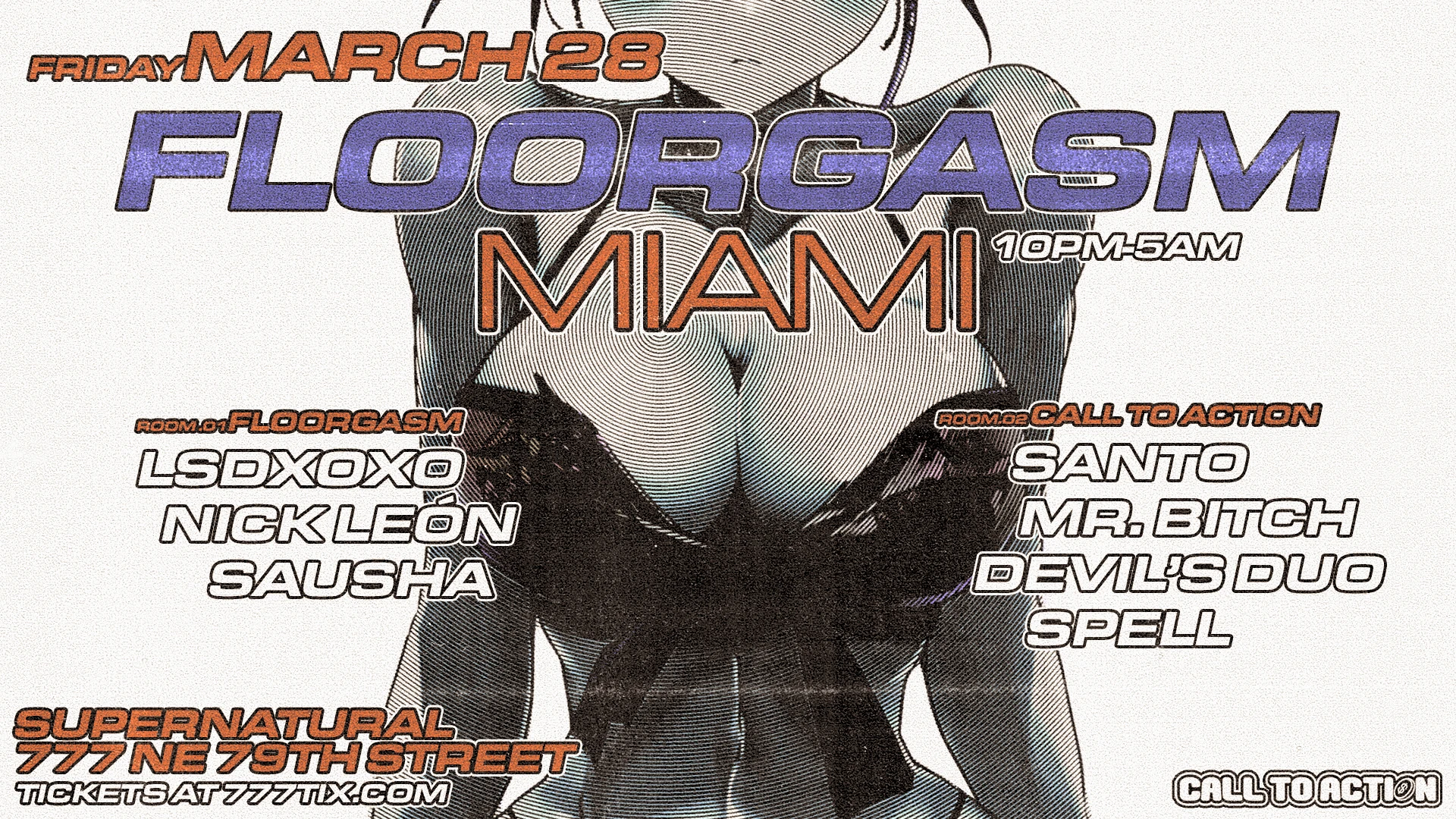 Floorgasm: Miami Music Week Cover