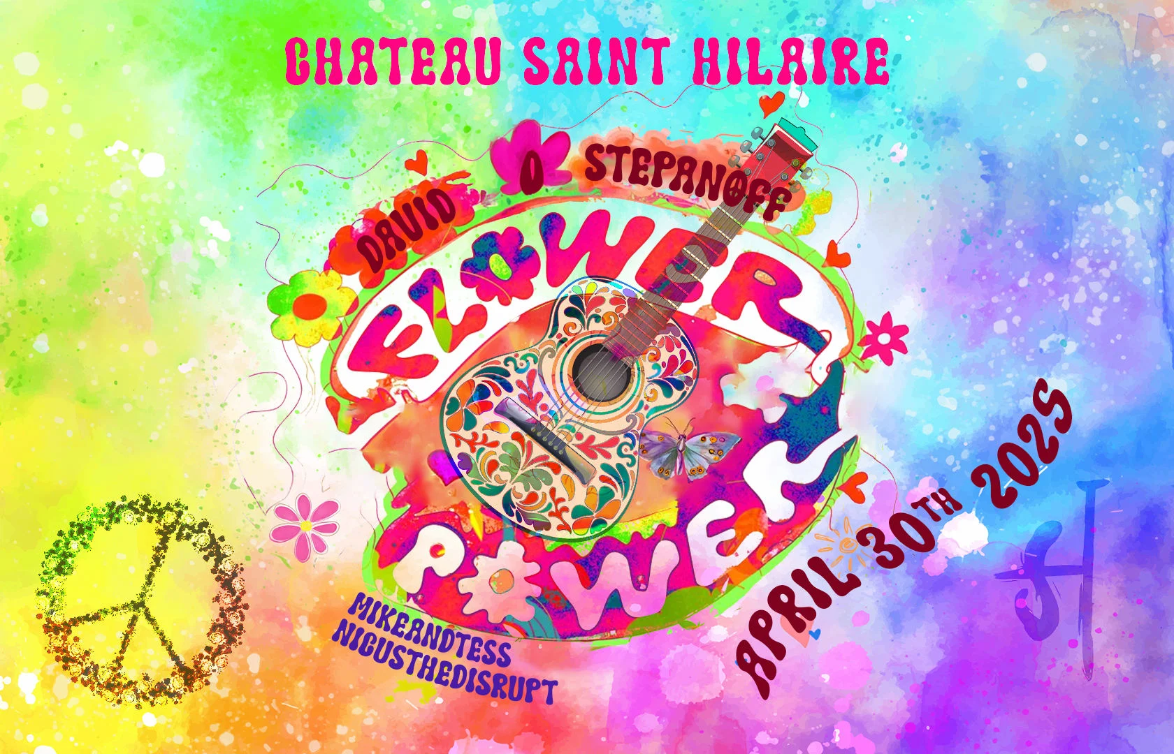 Flower Power Au Château Saint Hilaire - 30/04/25 Cover