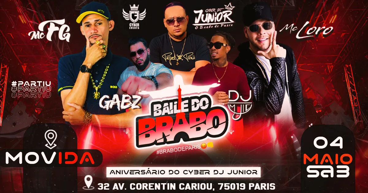 Baile Do Brabo : Cyber Junior & Friends ! Cover