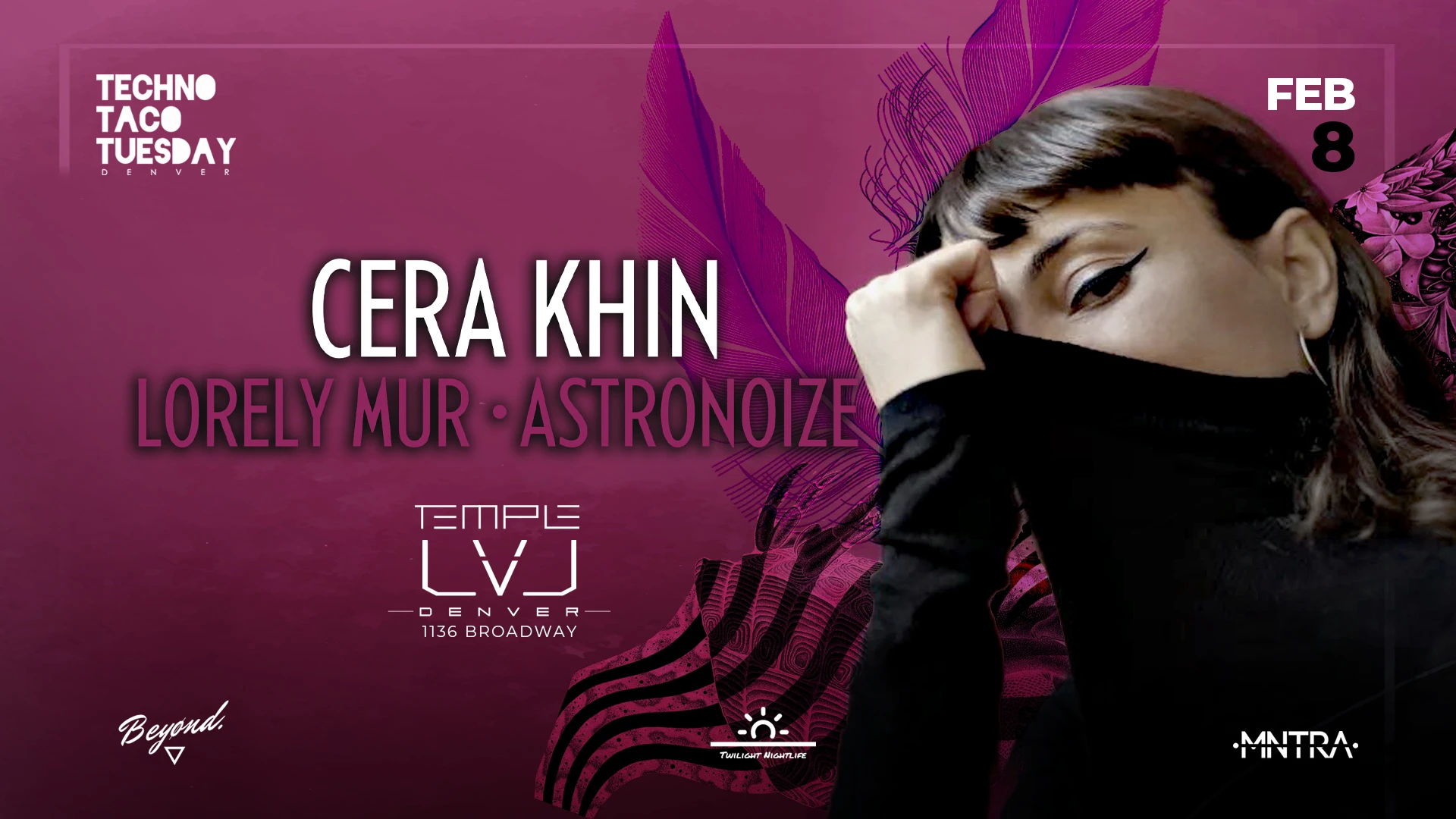 Techno Taco Tuesday Denver Ft. Cera Khin Cover