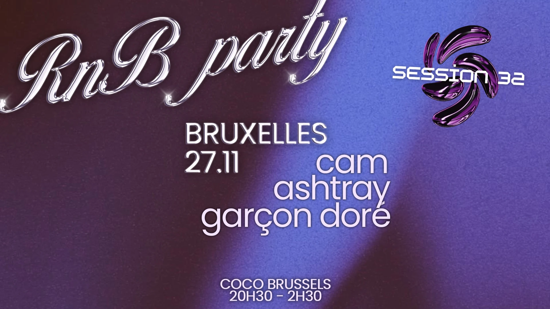 Session 32 R&B Party II À Bruxelles Cover