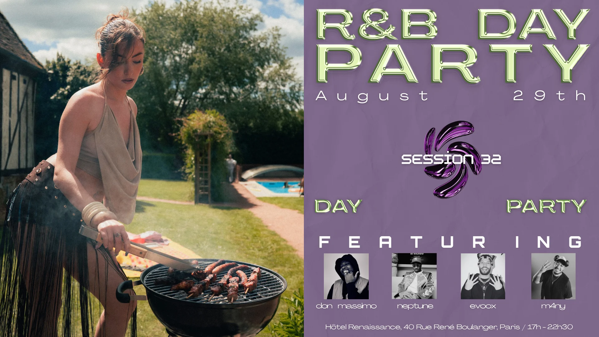 Session 32 R&B Day Party II Cover