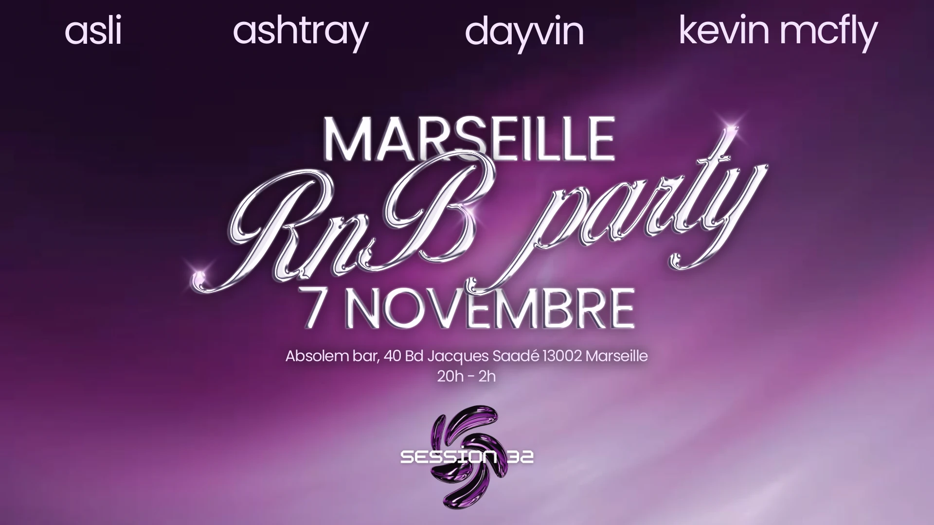 Session 32 R&B Party Marseille VII Cover