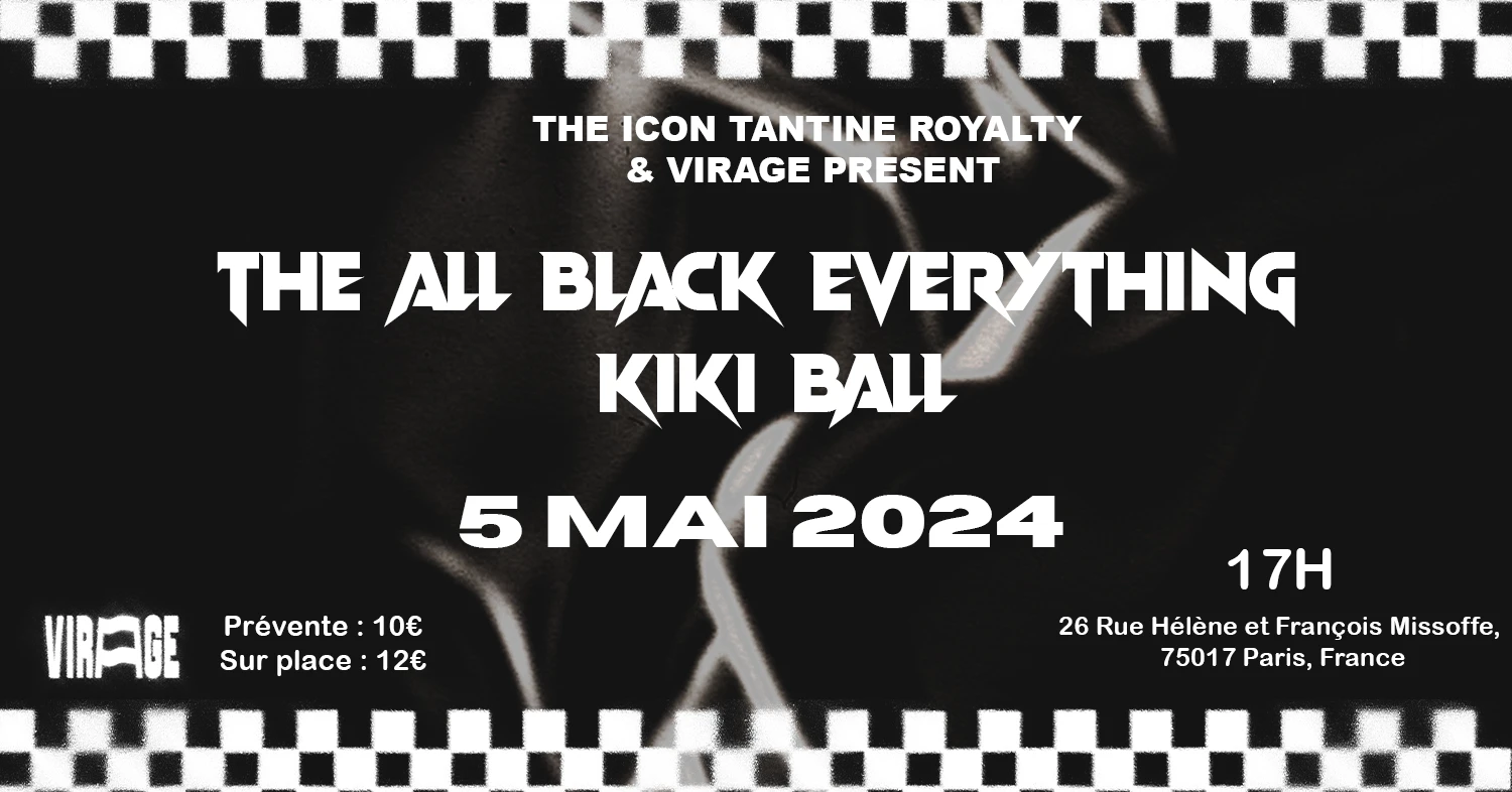The All Black Everything : Kiki Ball Cover