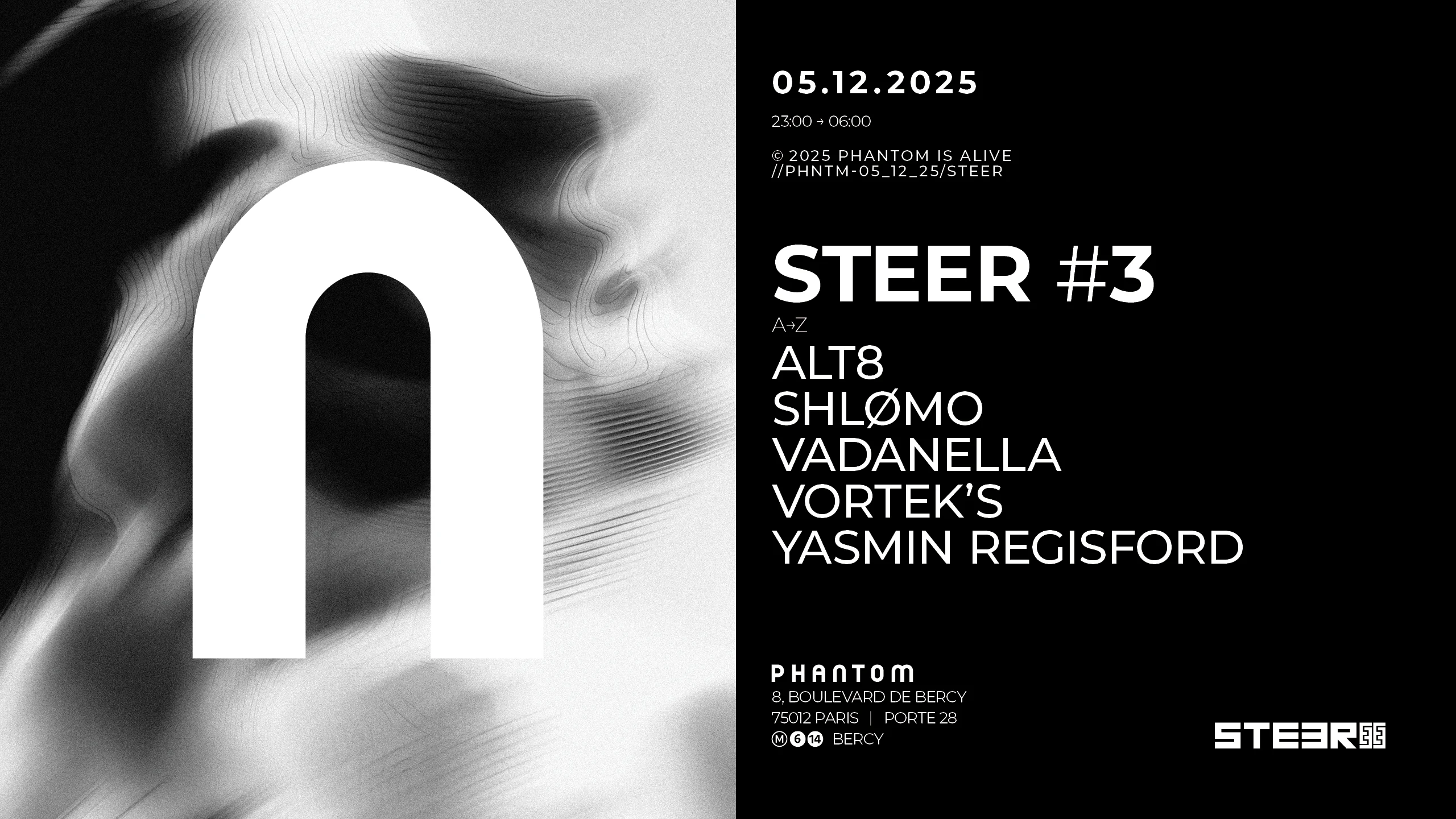 Phantom : Steer #3 Presents Shlømo, Vortek's, Alt8 Cover
