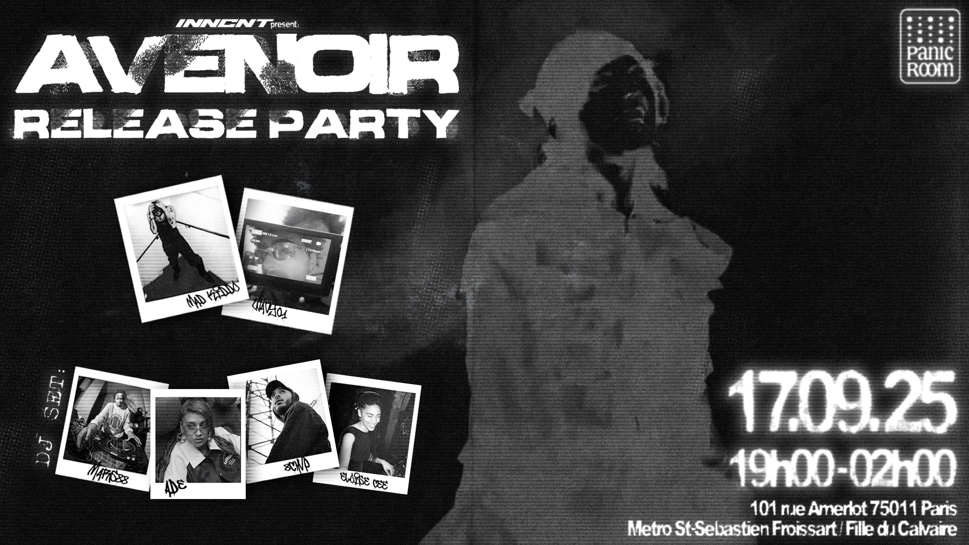 Inncnt Présente : Avenoir Release Party Cover