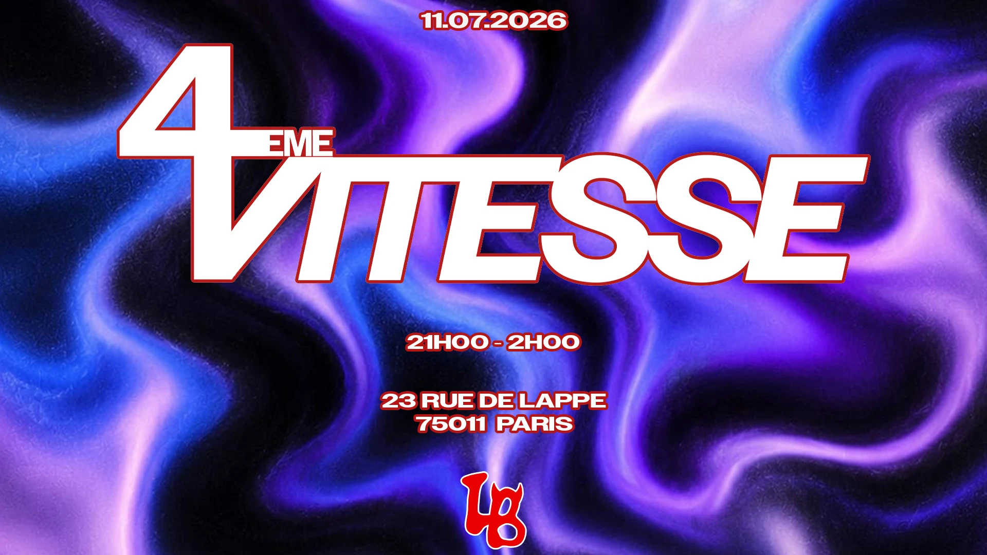4ème Vitesse @ Les Bêtises Paris Cover