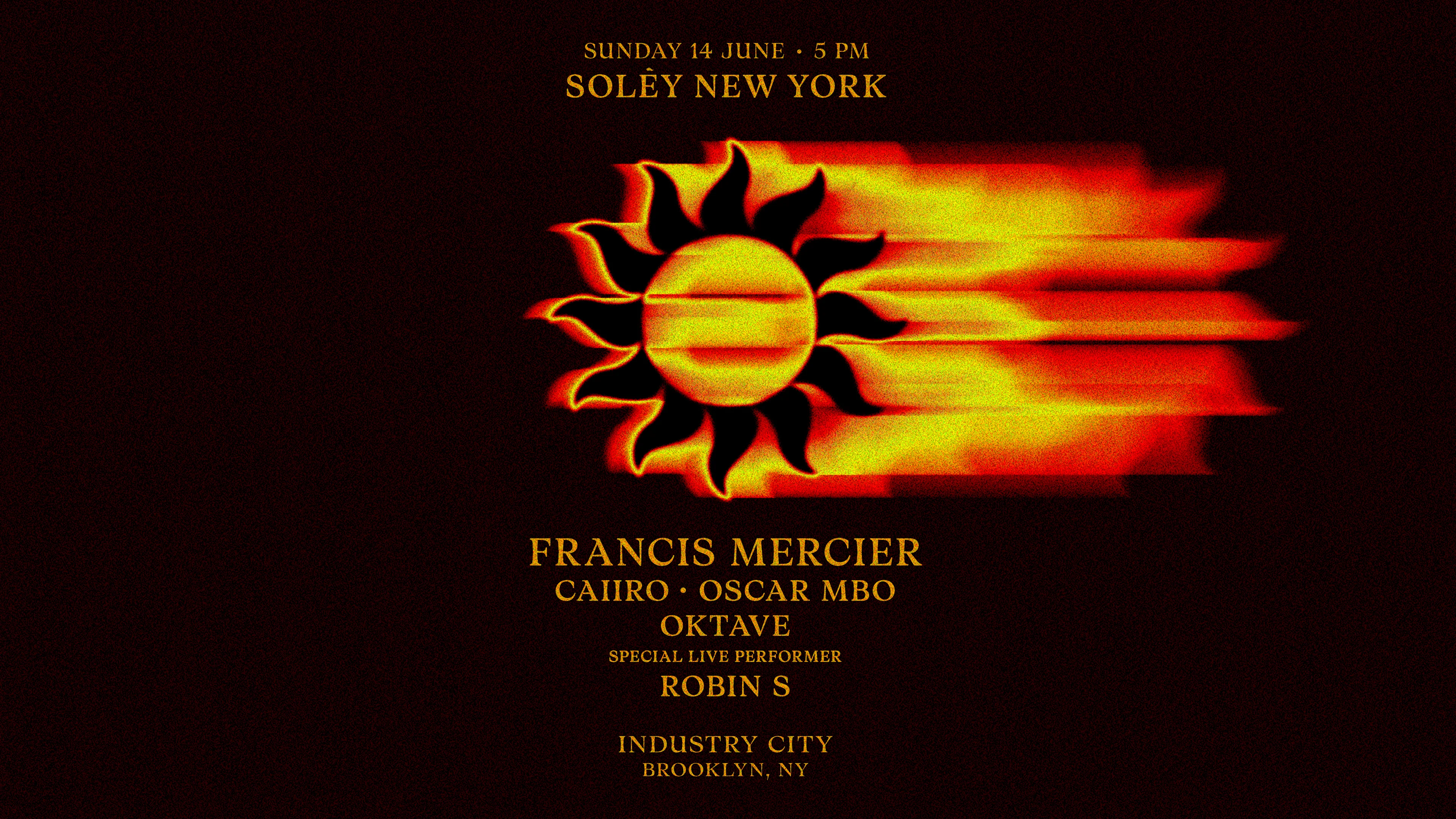Francis Mercier Presents Solèy Nyc - Sunday June 14 Cover