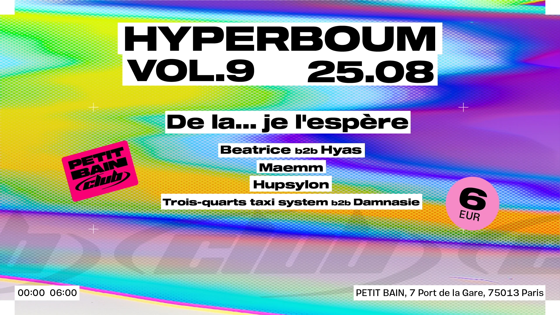 Hyperboum X De La...Je L'espère Cover