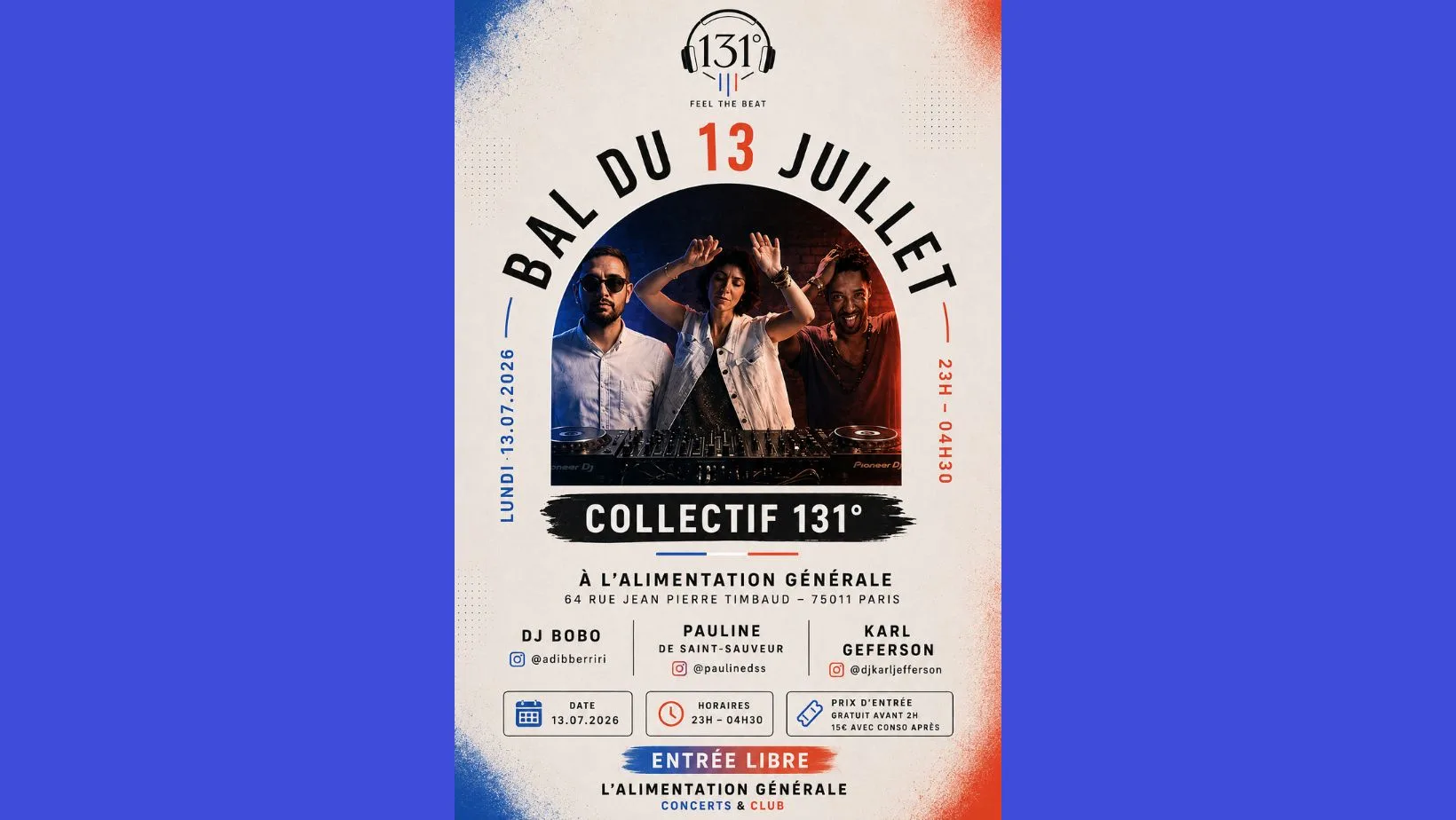 Bal Du 13 Juillet Cover