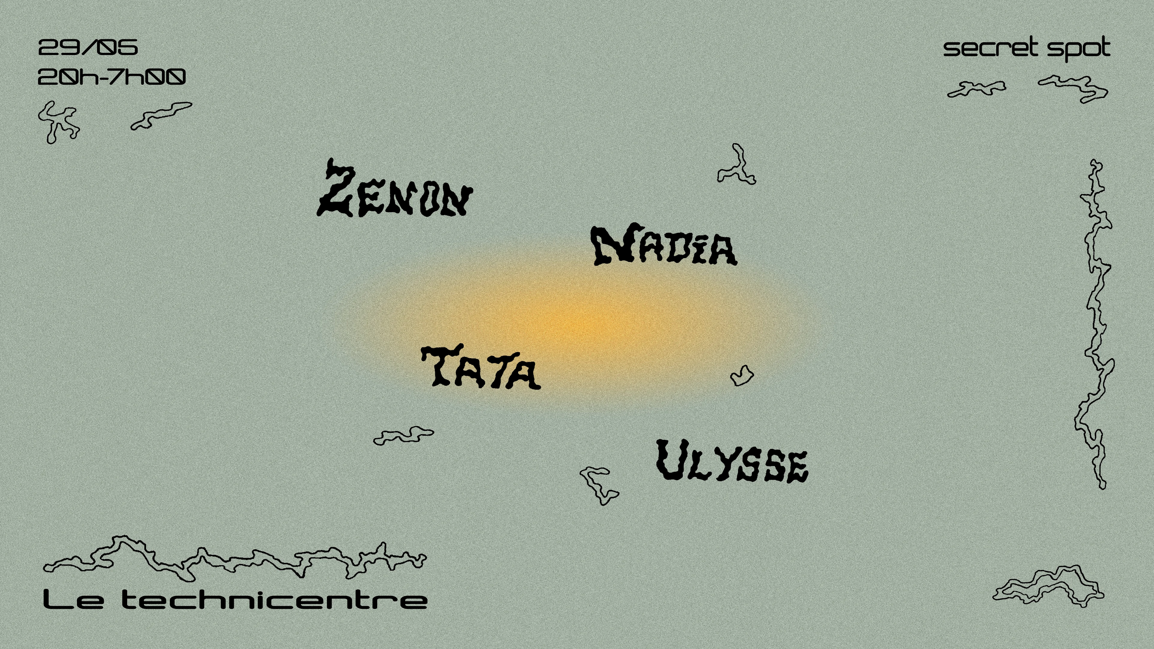 Le Technicentre Invite : Tata, Nad1a, Ulysse, Zenon Cover