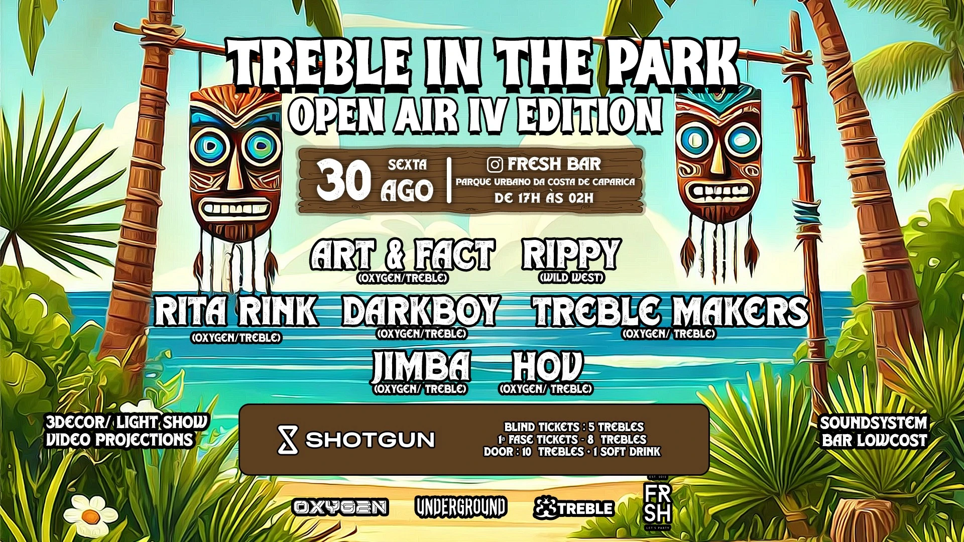 Oxygen & Underground: Treble In The Park Open Air IV Edition Cover