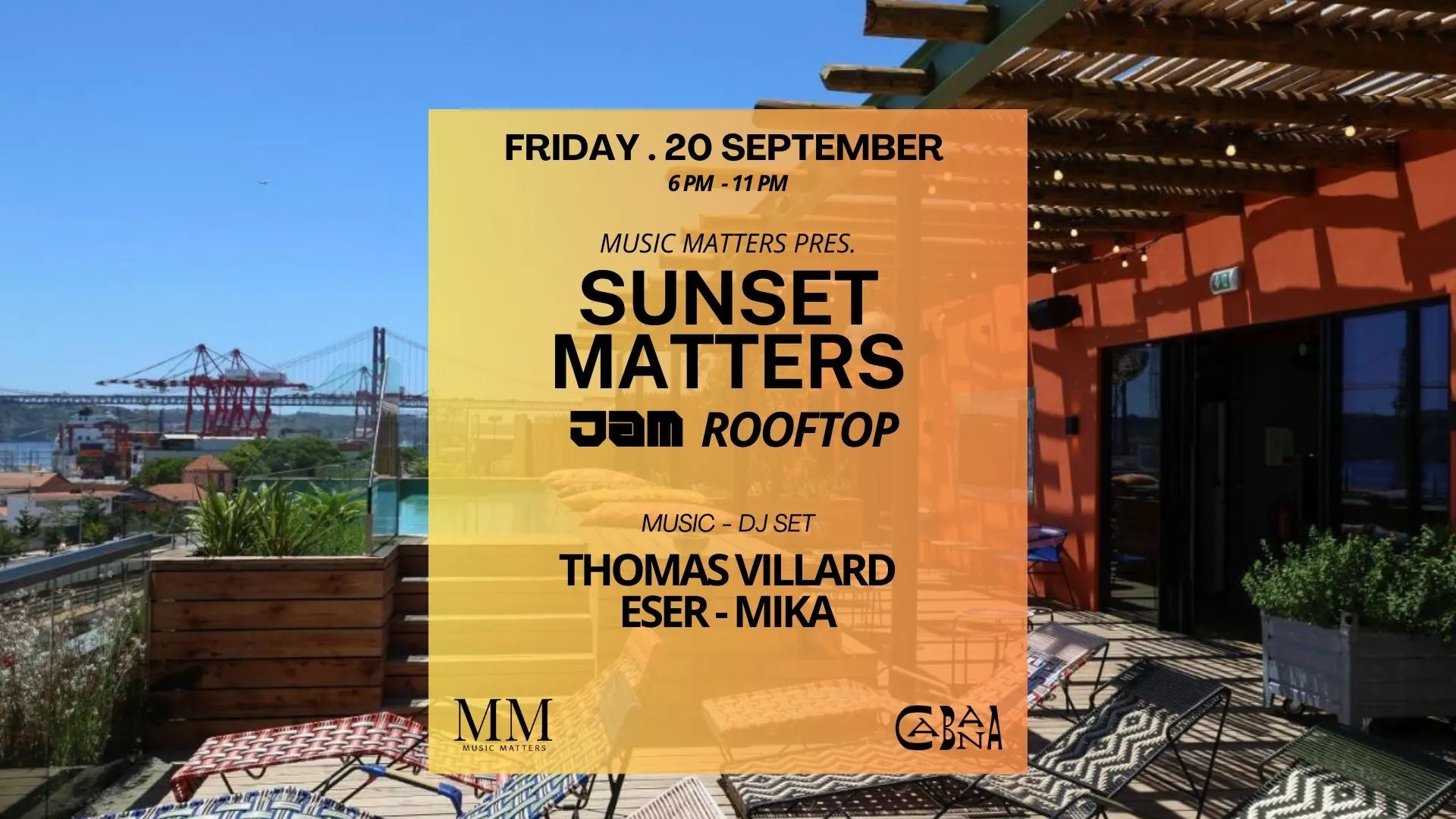 Sunset Matters Volume 10 @Jam Hotel Rooftop Cover