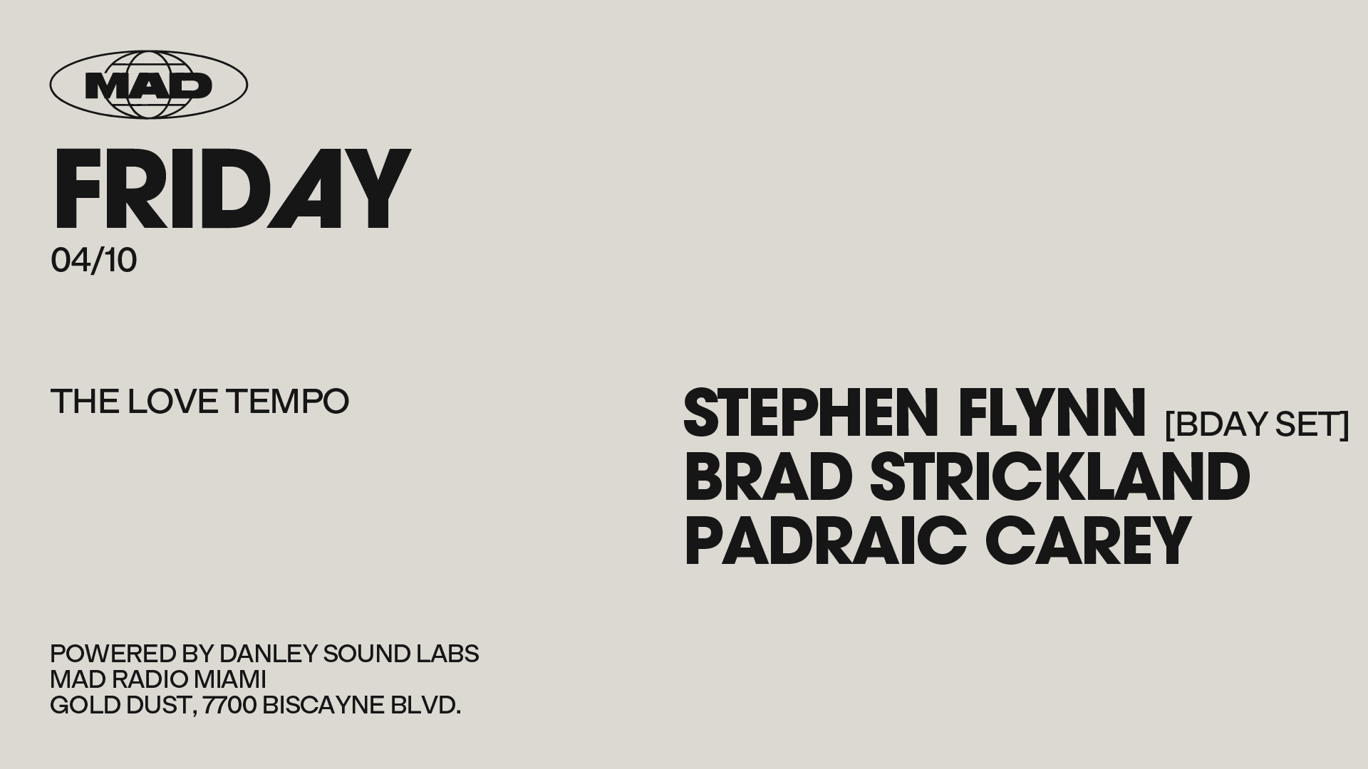 The Love Tempo: Stephen Flynn, Brad Strickland,Padraic Carey Cover