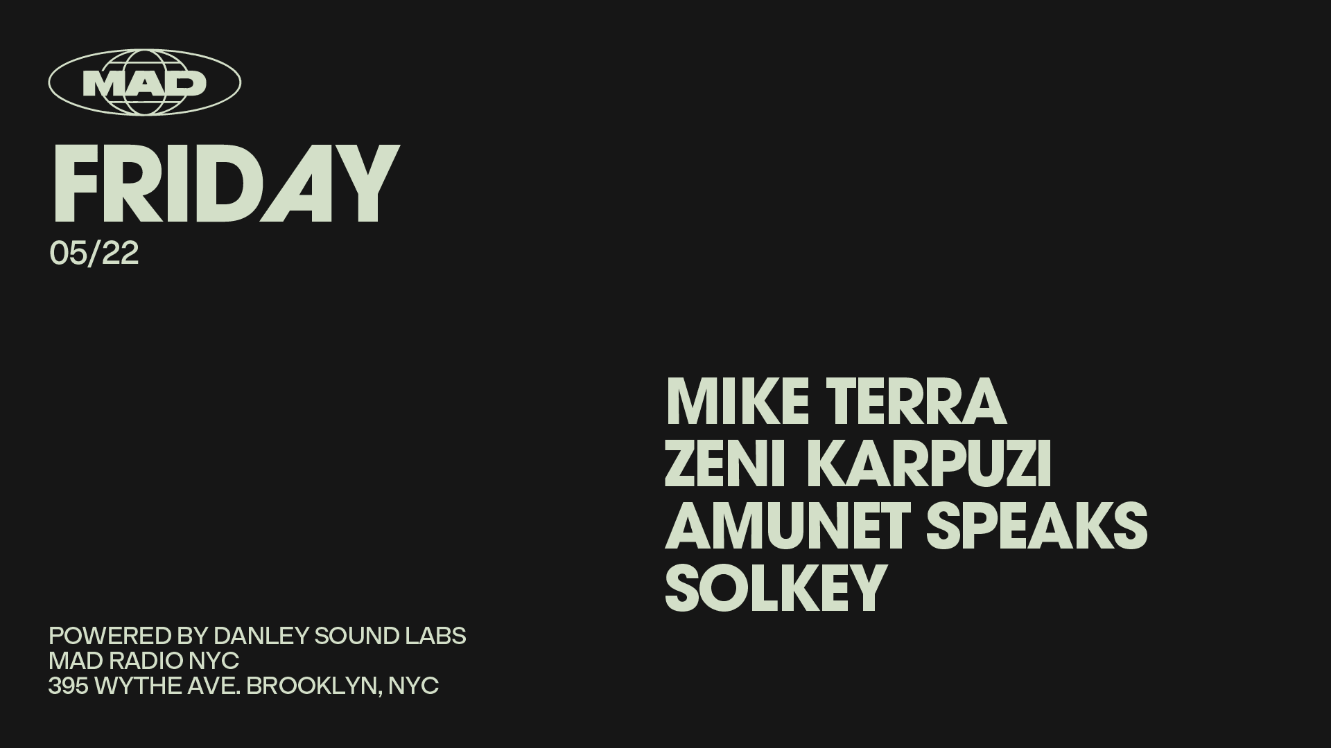 Mike Terra, Zeni Karpuzi, Amunet Speaks, Solkey Cover