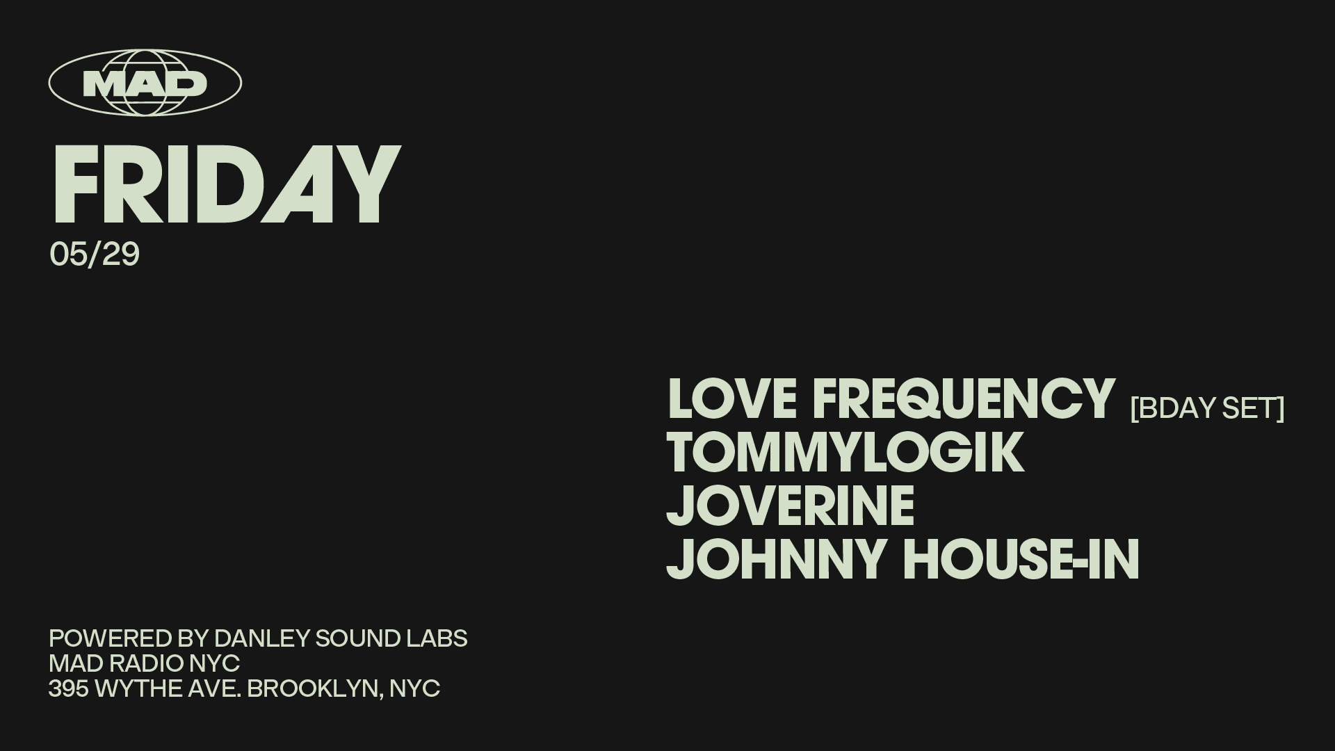 Love Frequency / Tommylogik / Joverine / Johnny House In Cover