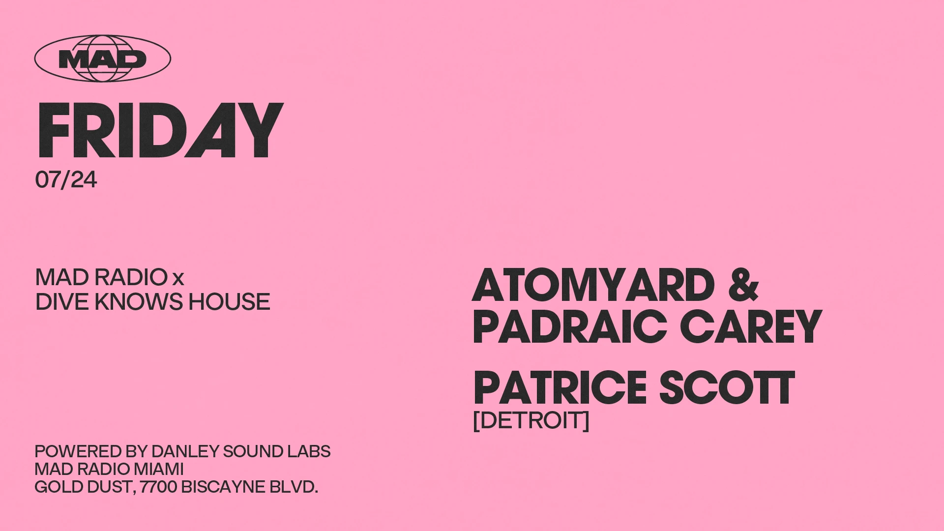 Dive Knows House: Atomyard & Padraic Carey / Patrice Scott Cover
