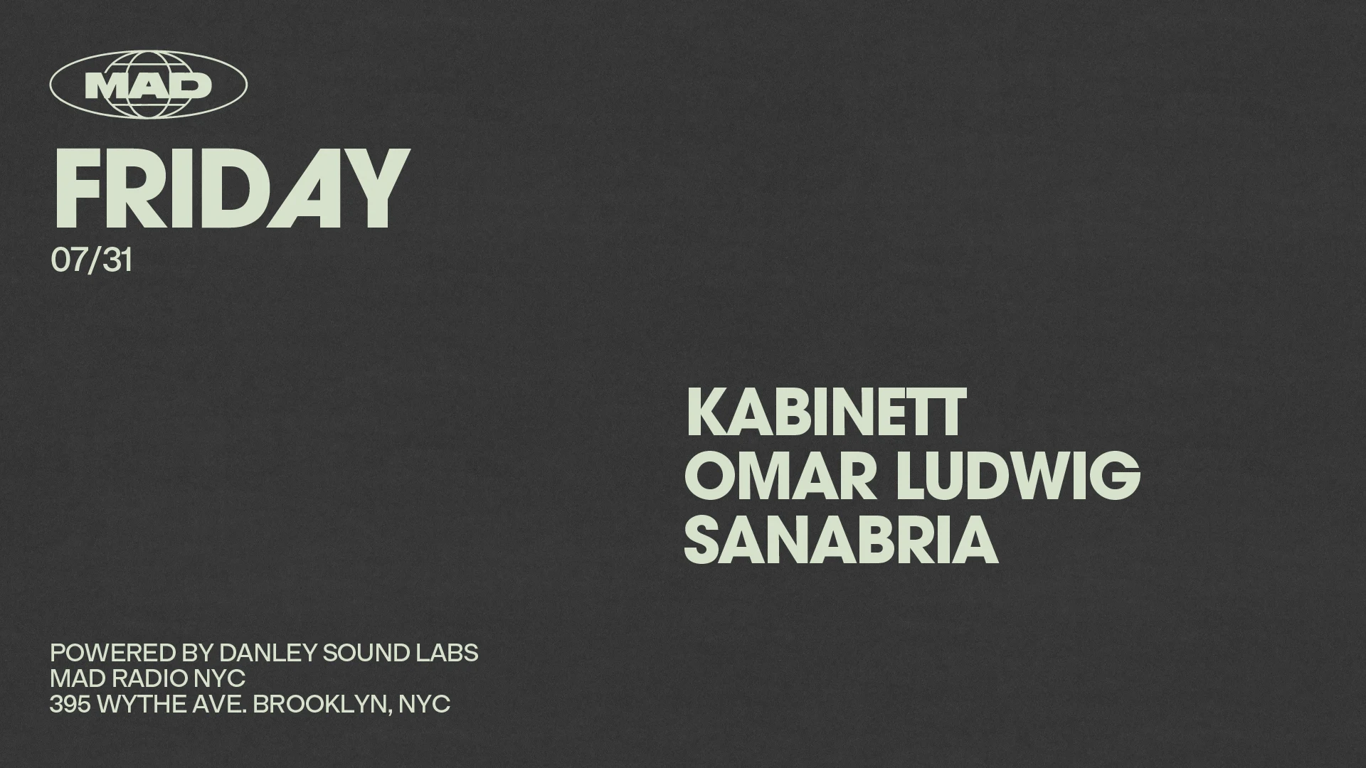 Kabinett / Omar Ludwig / Sanabria Cover