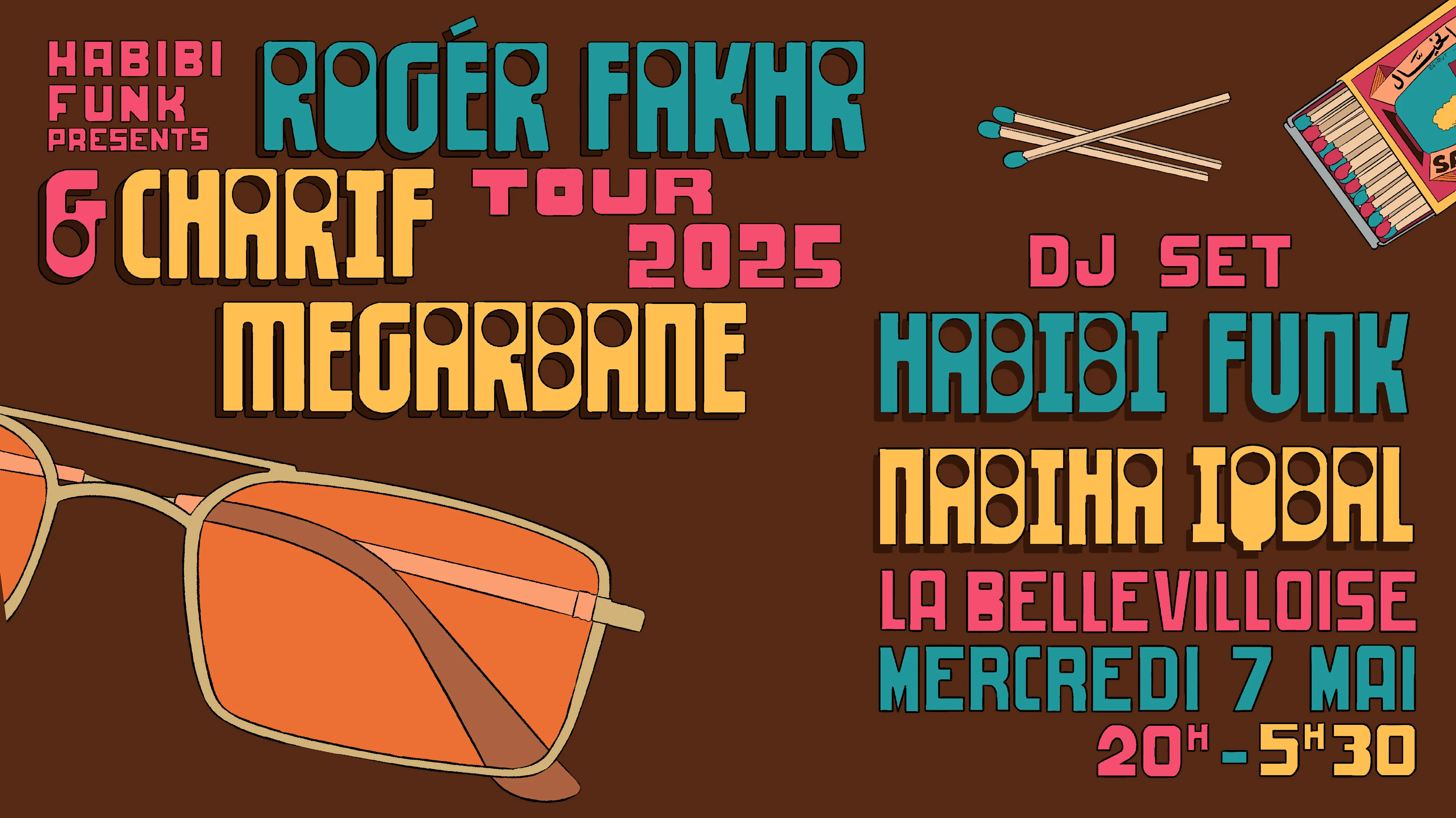 Habibi Funk Label Night : Rogér Fakhr & Charif Megarbane Cover