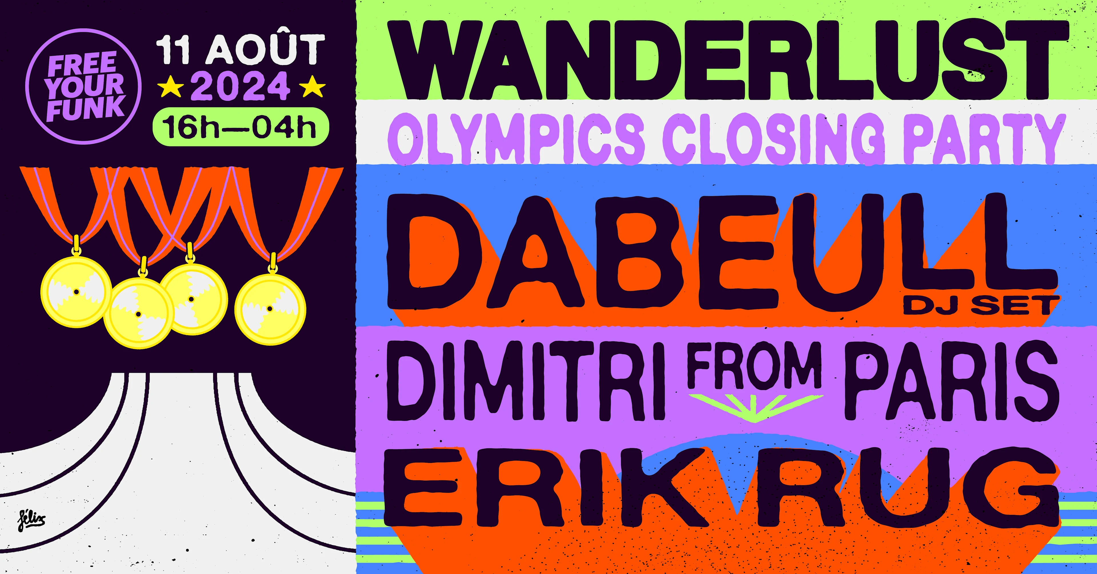 Olympics Closing Party By Free Your Funk : Dabeull & Guests Cover