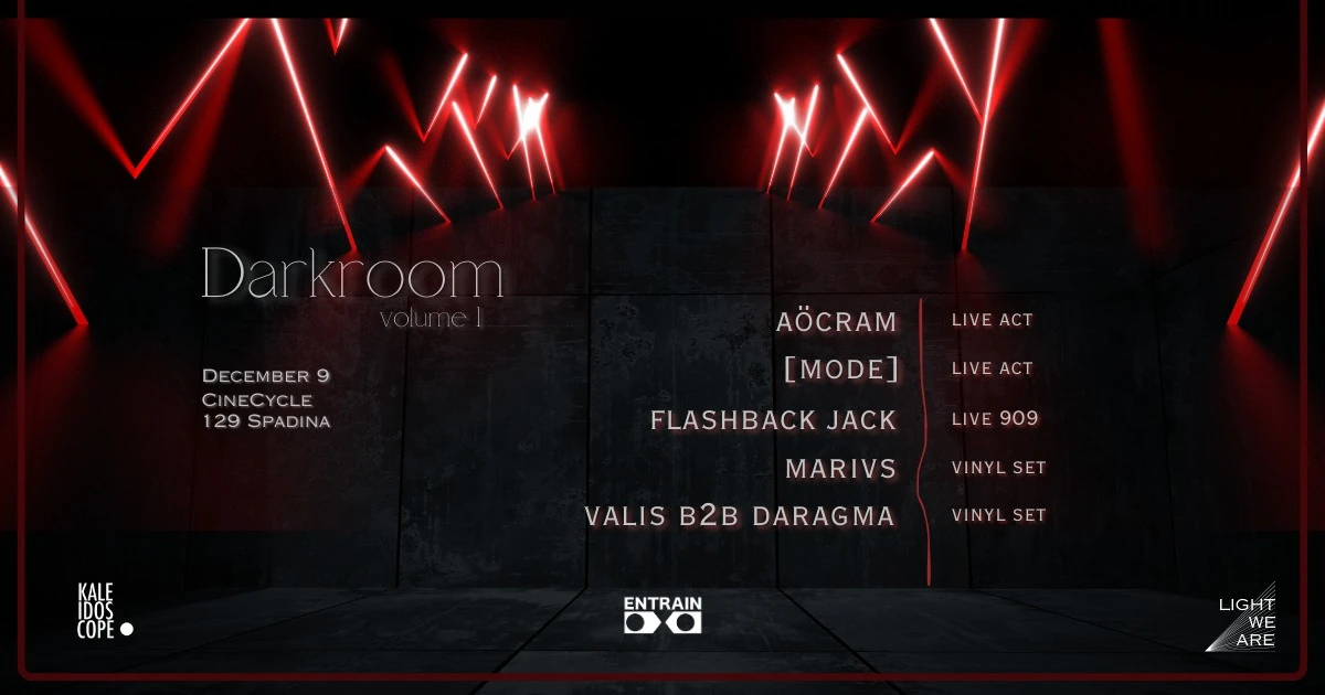 Darkroom (V1): Live And Vinyl Only Techno Cover