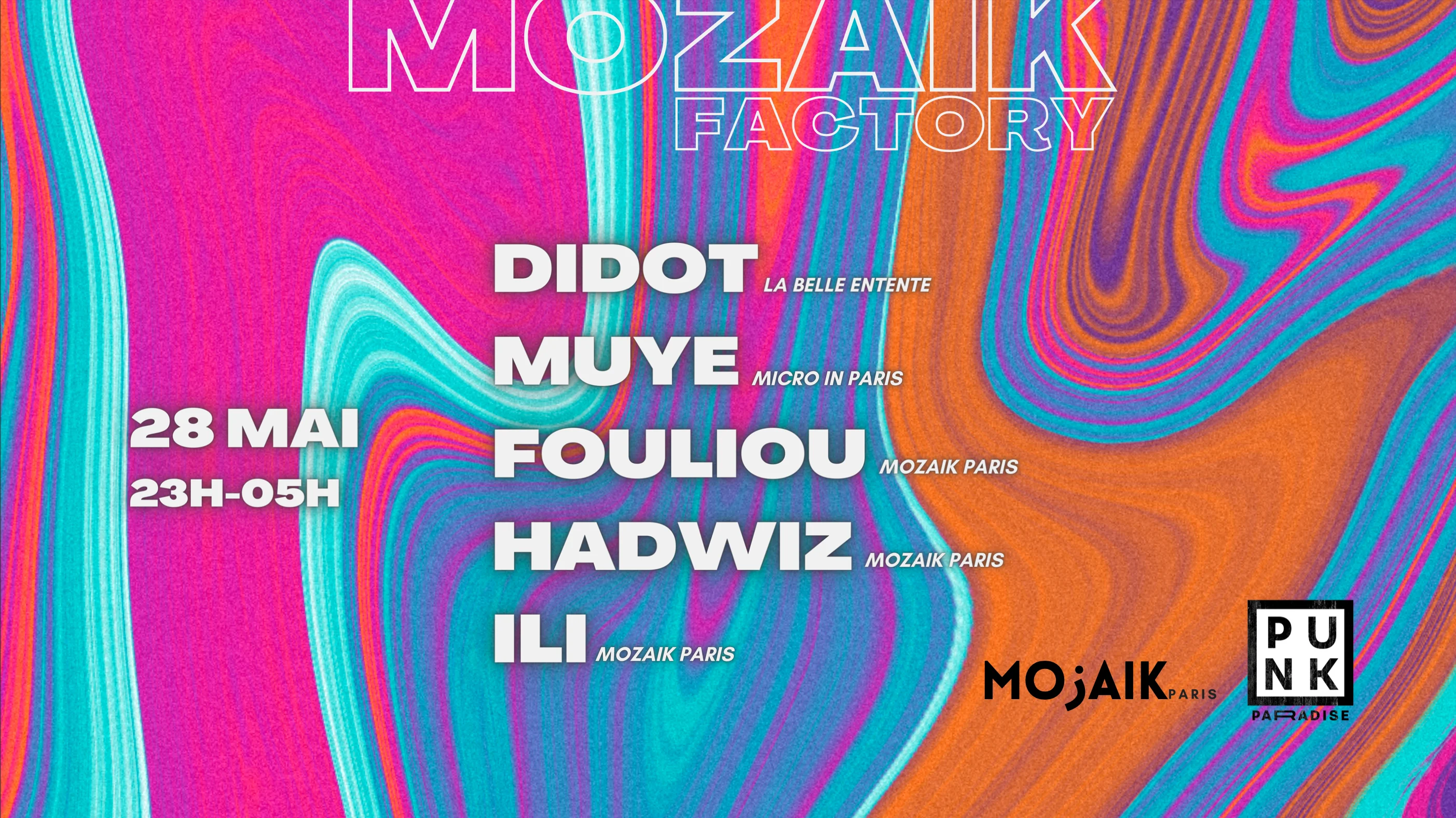 Mozaik Factory - Didot, Muye, Fouliou, Hadwiz, Ili Cover