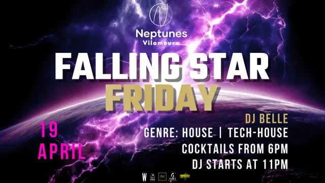 Falling Star Friday 19 April Cover