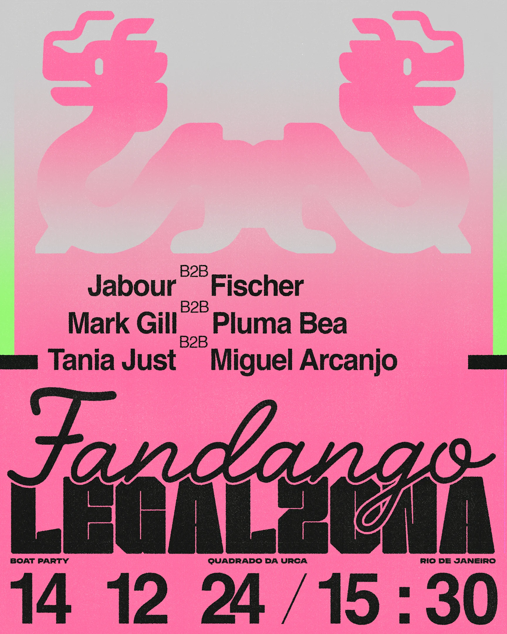 Fandango & Legalzona :: Boat Party :: 14/12/24 Cover