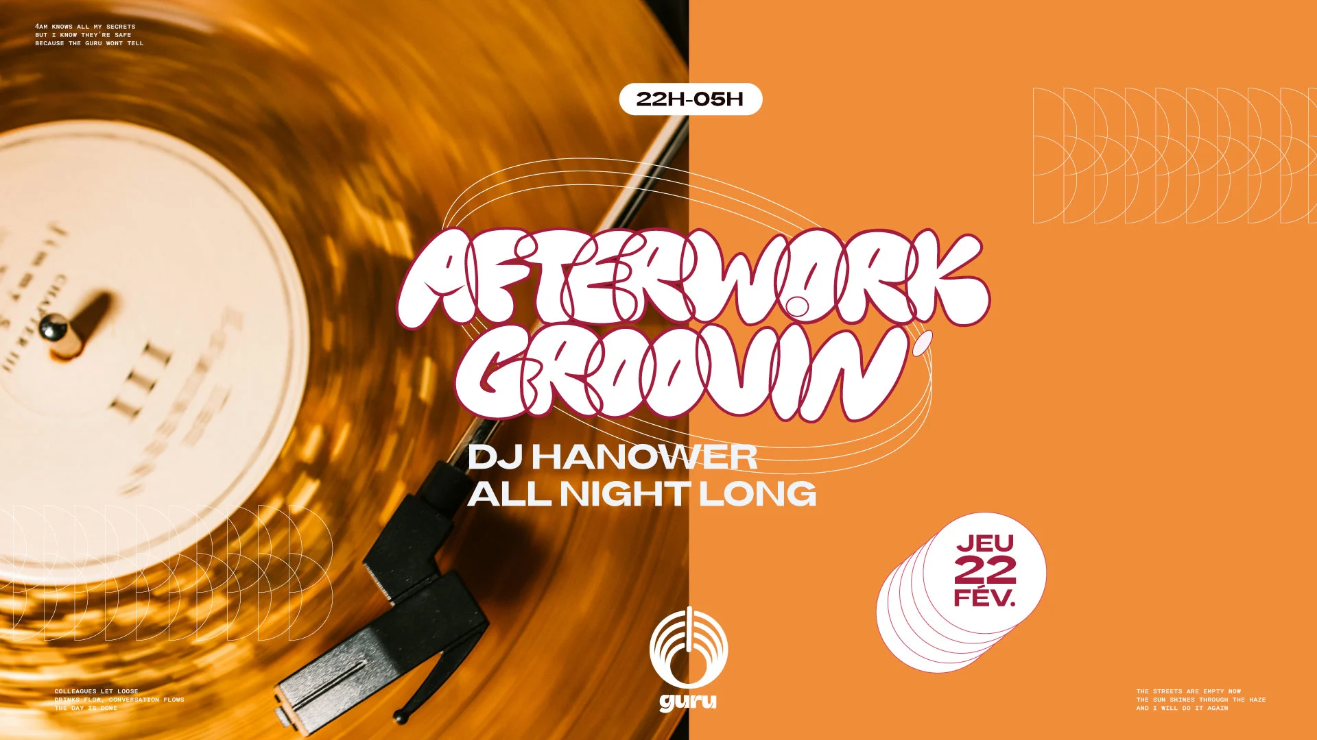 Afternoon Groovin’ #5 - Guru Club Cover