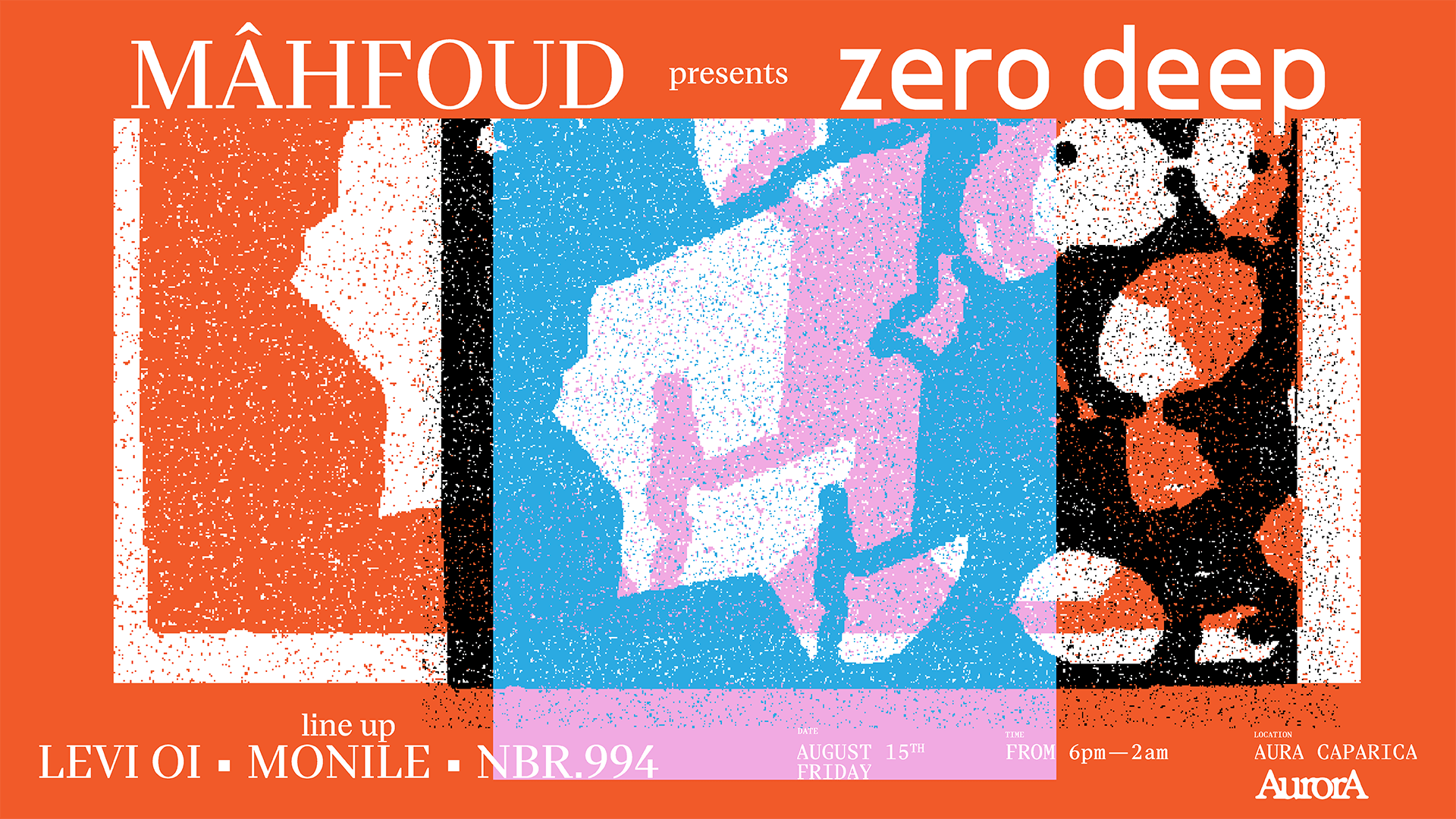 Mâhfoud Presents Zero Deep With Monile & Levi Oi By The Sea Cover