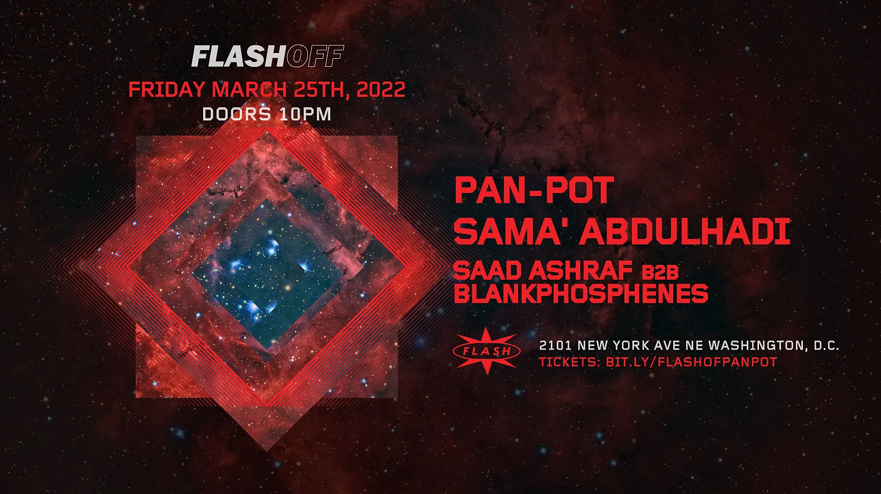 Flash-Off: Pan-Pot - Sama’ Abdulhadi Cover