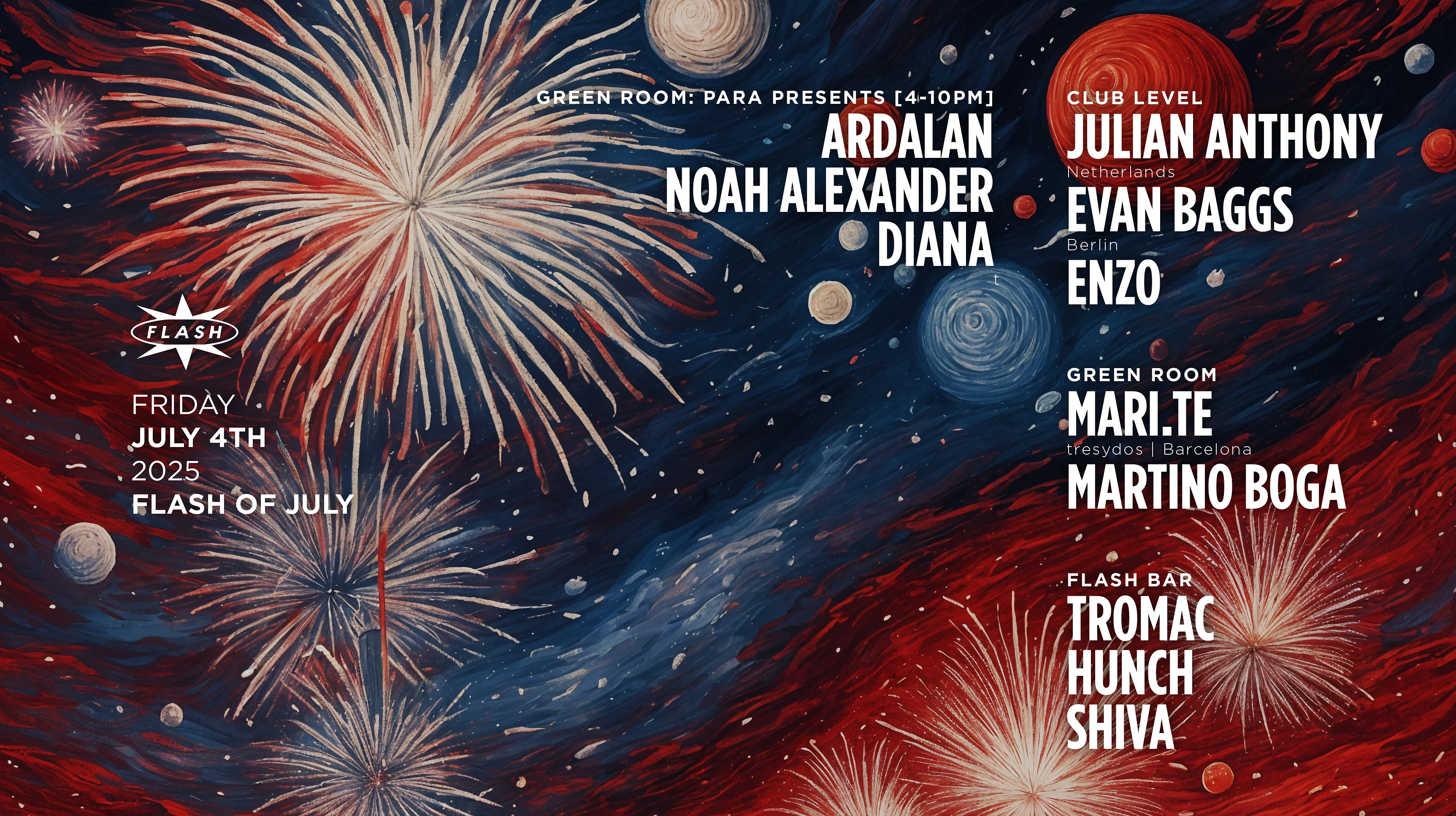 Flash Of July With Para Presents Cover
