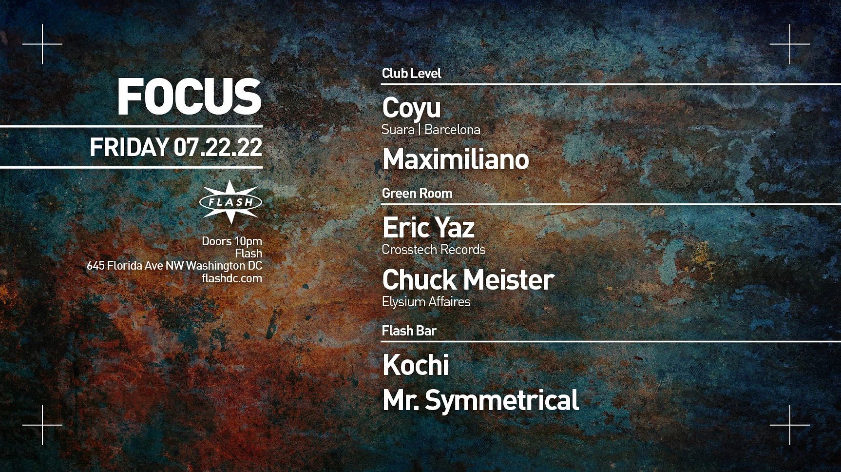 Focus: Coyu - Maximiliano - Eric Yaz - Chuck Meister  Cover