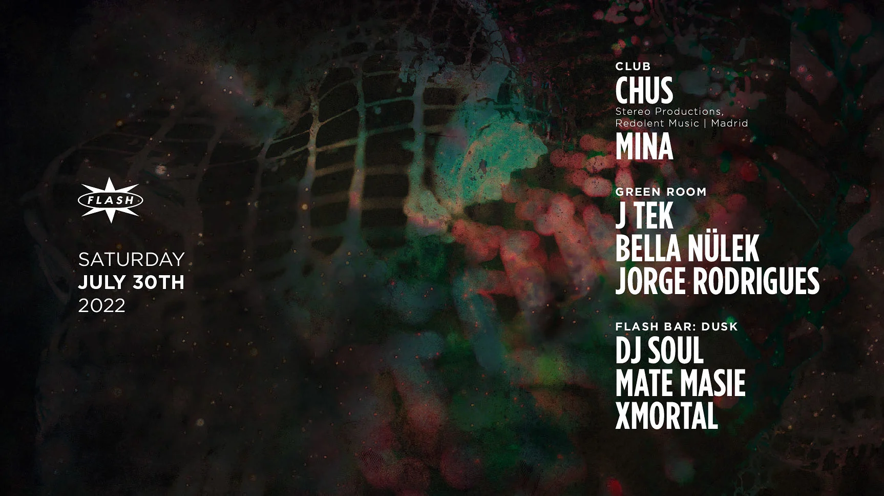 Chus - Mina - J Tek - Bella Nulek - Jorge Rodgriguez - Dusk Cover