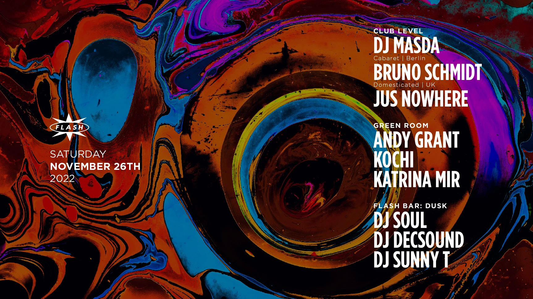 Dj Masda - Bruno Schmidt - Jus Nowhere - Andy Grant - Kochi Cover