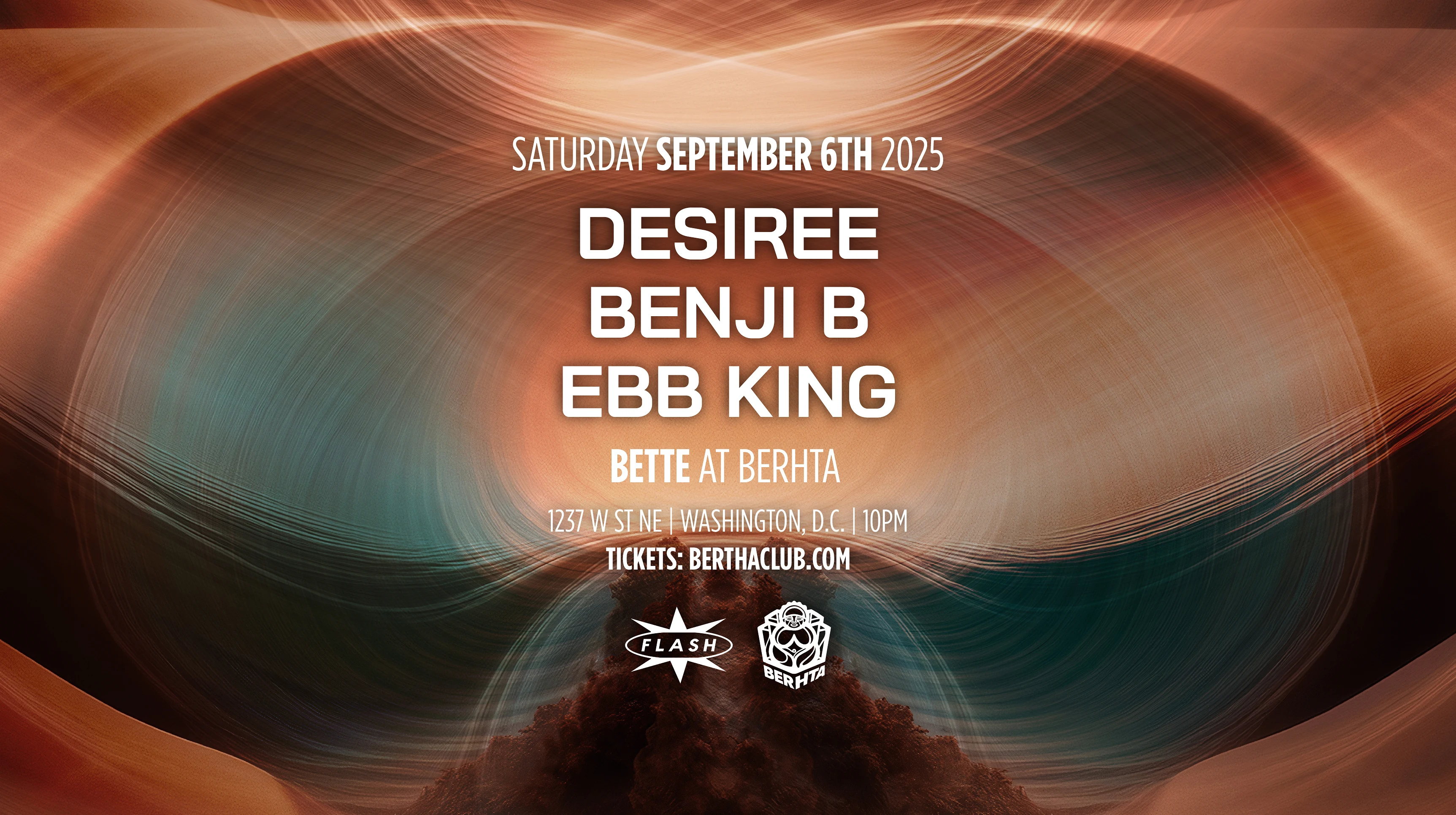 Desiree - Benji B At Berhta Cover