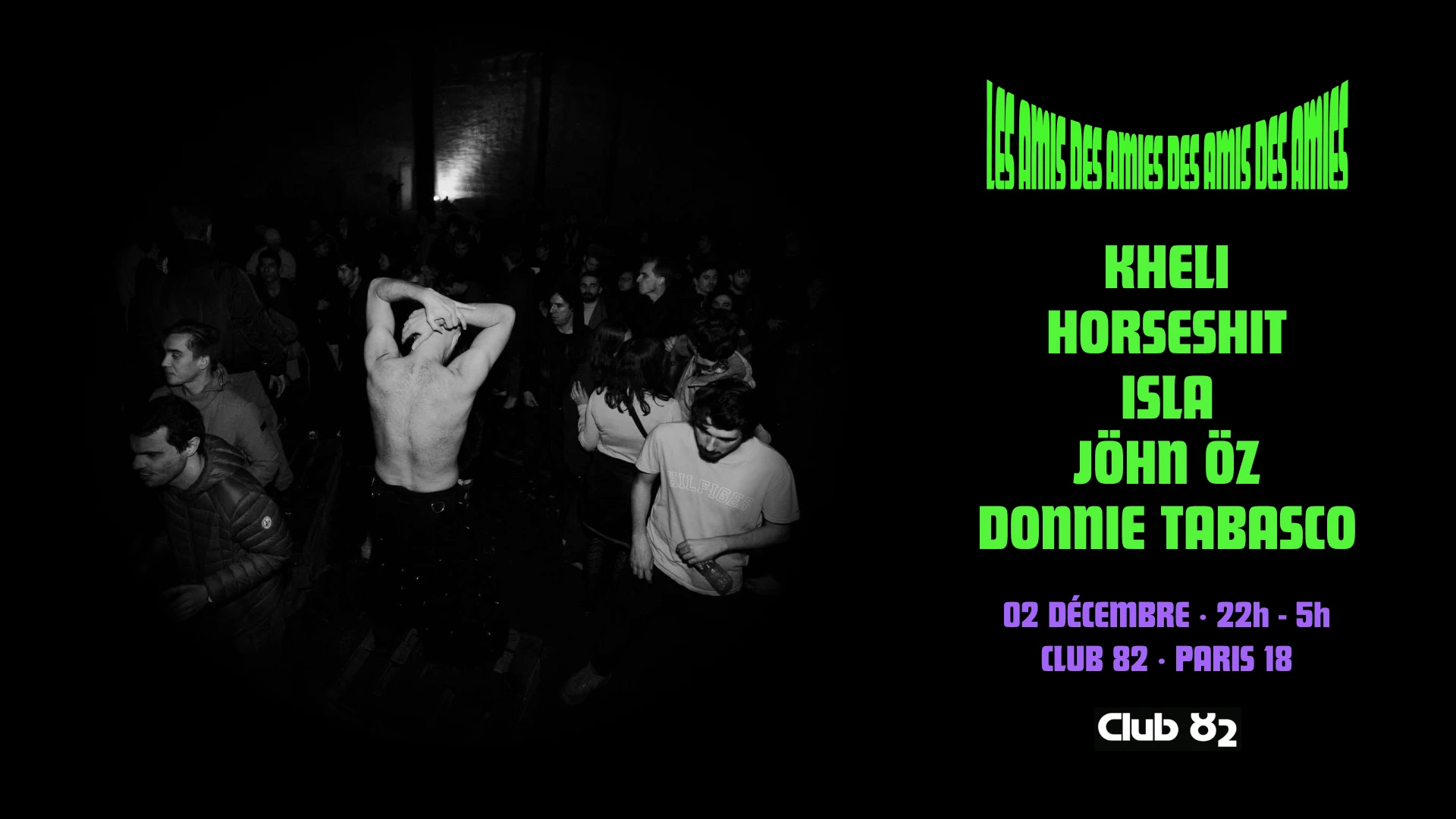 Les Amis Des Amies Des Amis Des Amies : Club 82 Cover