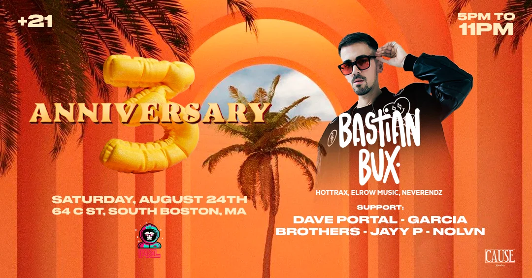 After Brunch Presents: 3rd Anniversary With Bastian Bux Cover