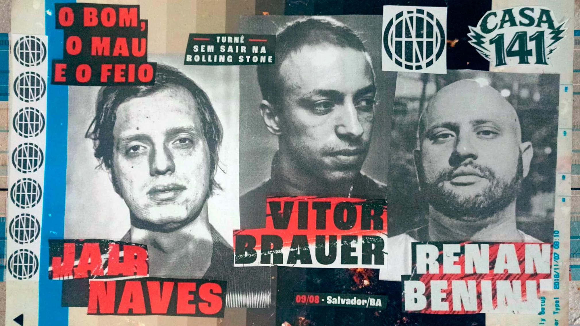 Jair Naves, Renan Benini E Vitor Brauer Em Salvador Cover