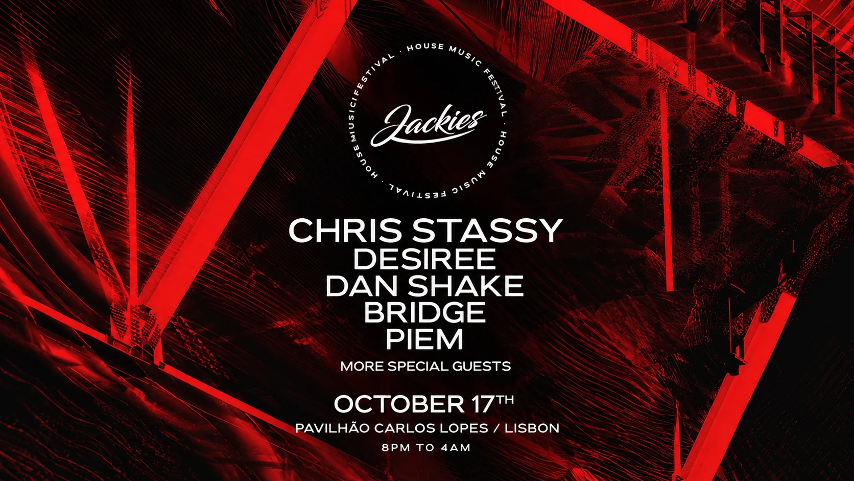 Jackies Lisboa House Music Festival 2026 - Chris Stassy Cover