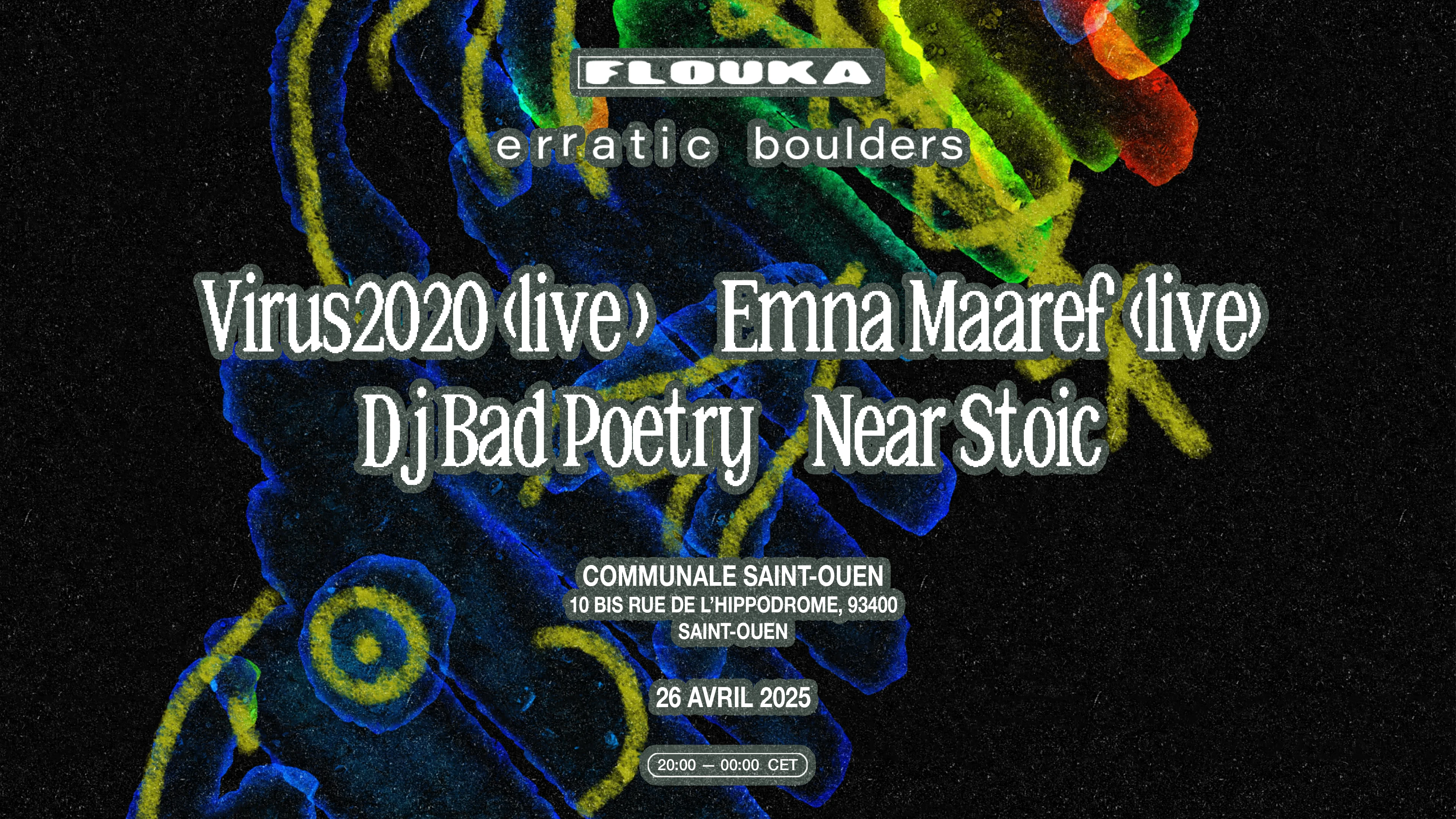 Radio Flouka Invite Erratic Boulders Cover