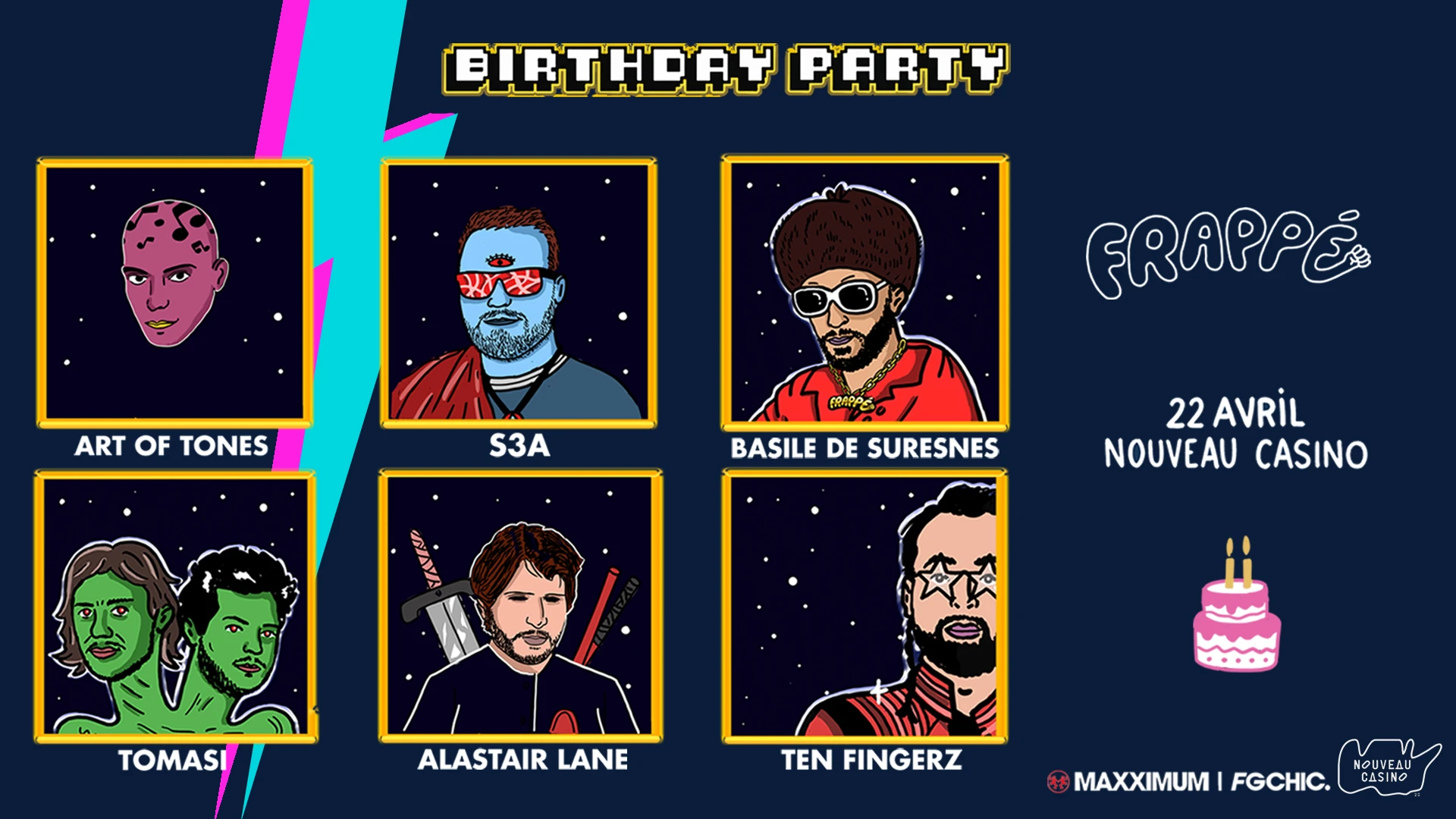 Frappé Birthday Party : Art Of Tones B2b S3a (And More!!) Cover