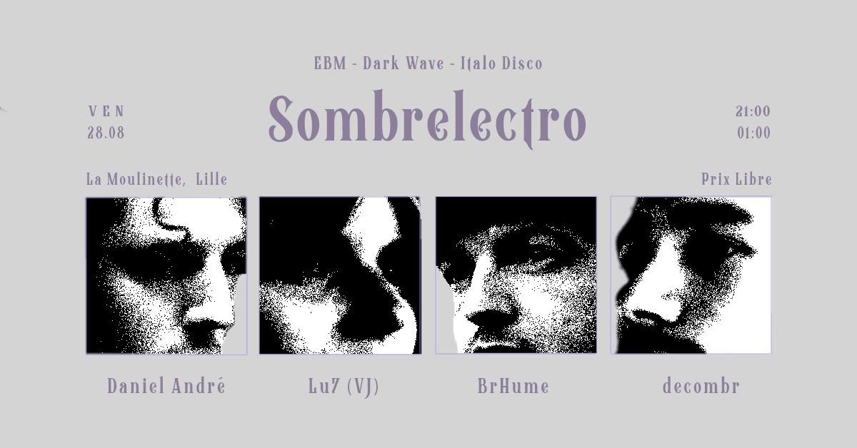 Sombrelectro - Daniel André + Brhume + Decombr + Lu7 (Vj) Cover