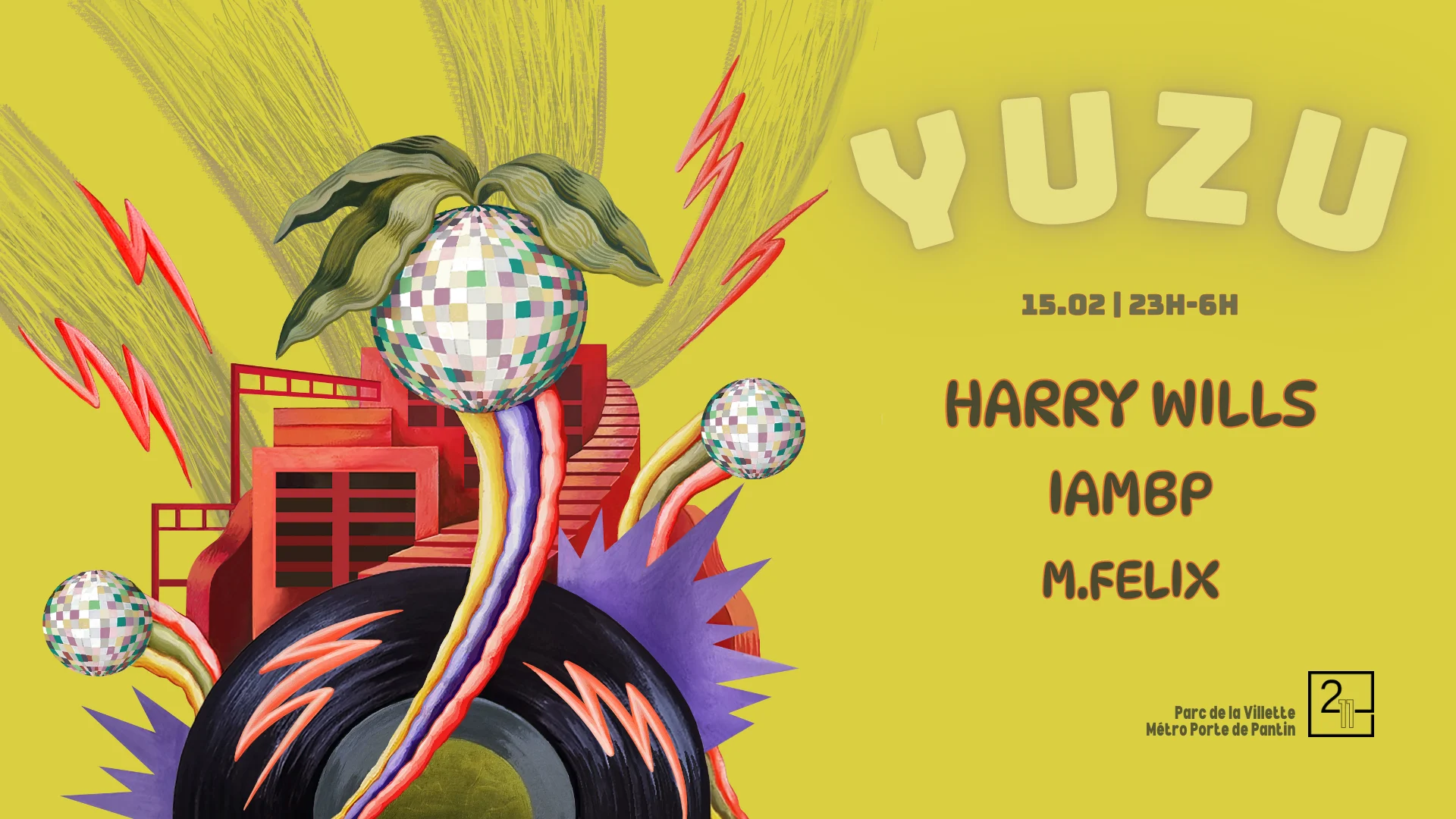 Yuzu W/ Harry Wills, Iambp, M.Felix Cover