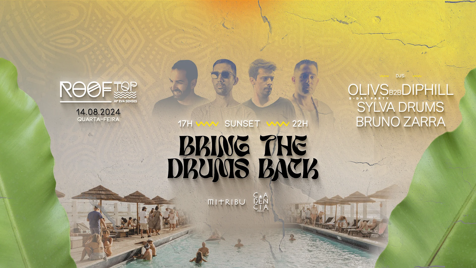Bring The Drums Back @ Rooftop Eva Cover