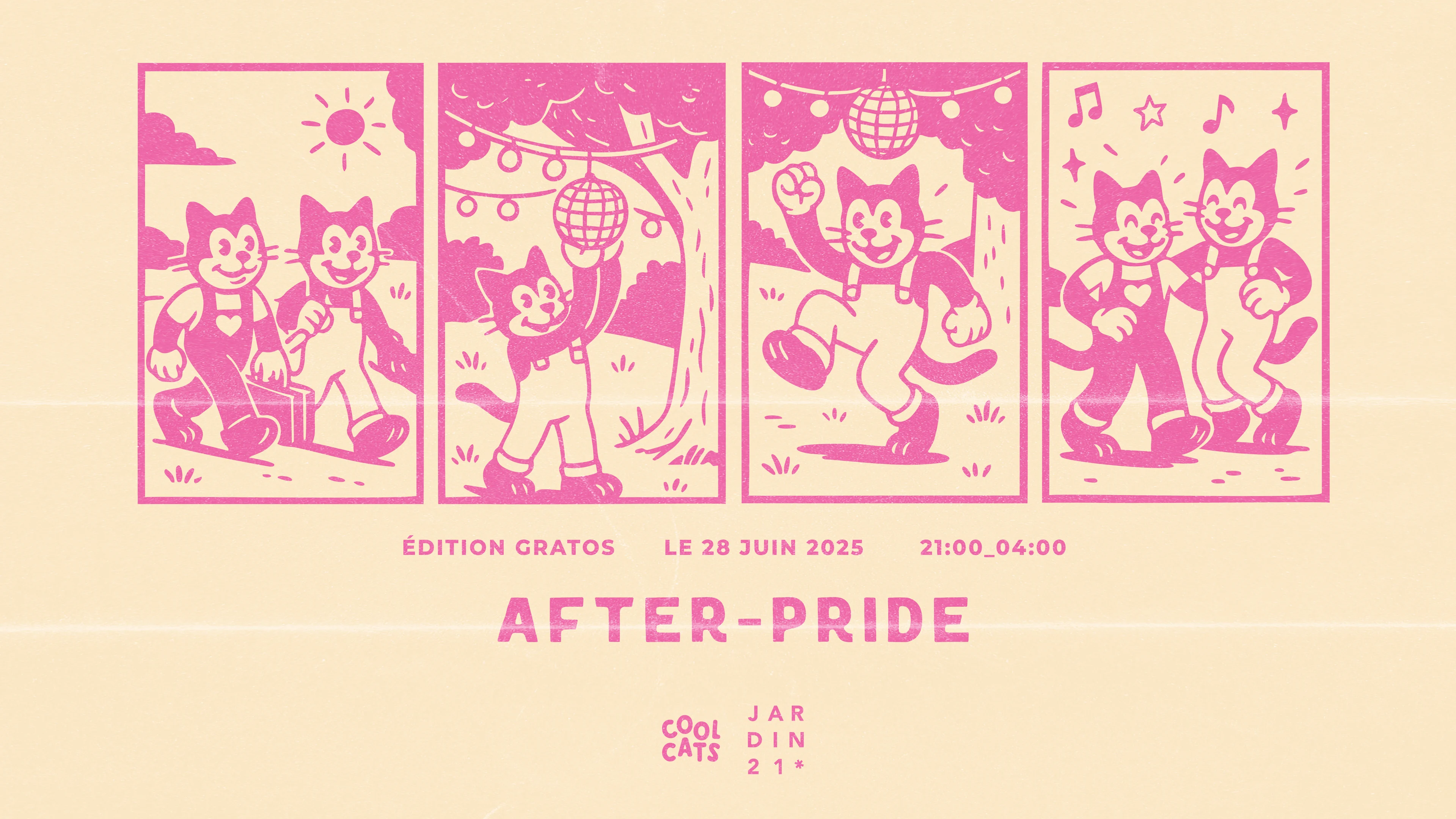 After-Pride W/ Cool Cats X Jardin21 - Open Air Cover