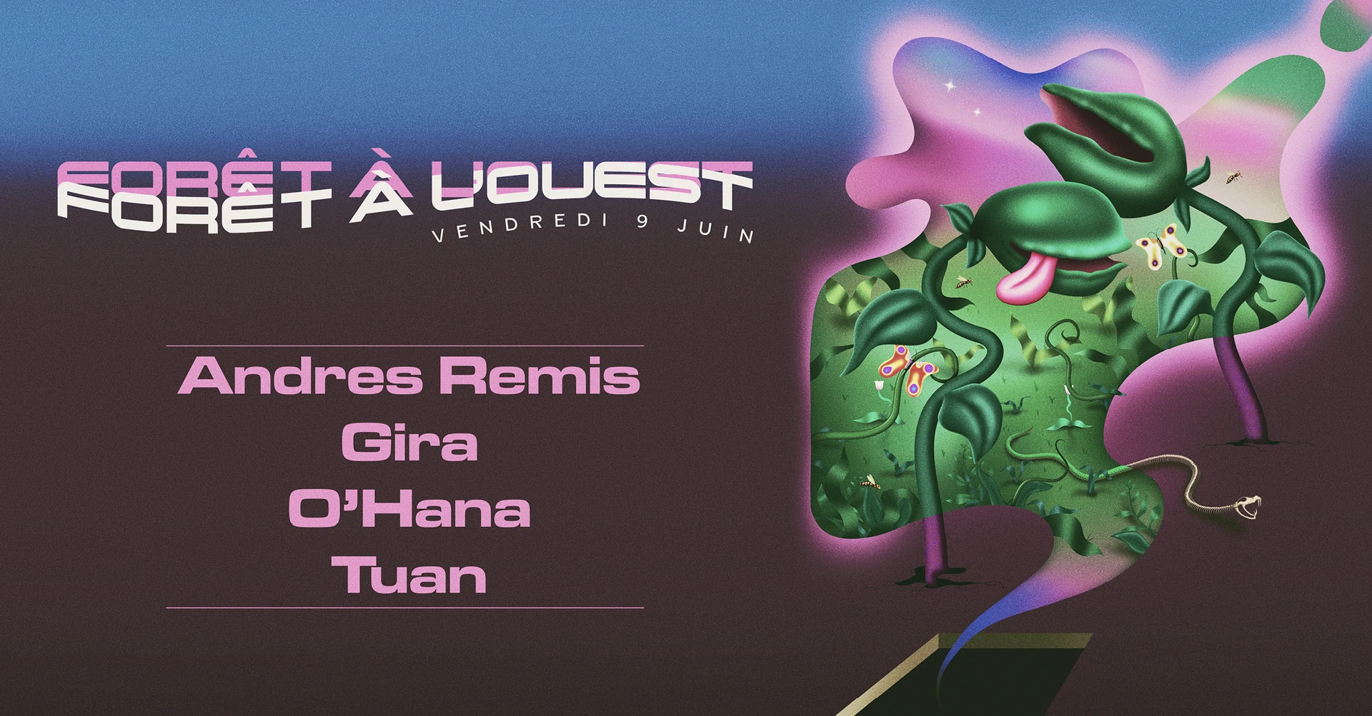 Forêt À L'ouest W/ O'hana, Gira, Andres Remis, Tuan Cover