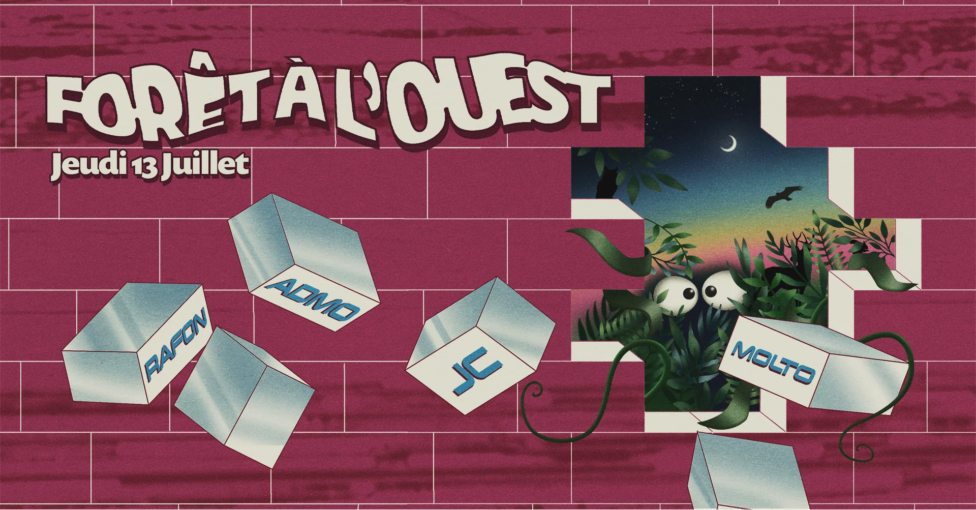 Forêt À L’Ouest W/ Admo, Jc, Molto & Rafon Cover
