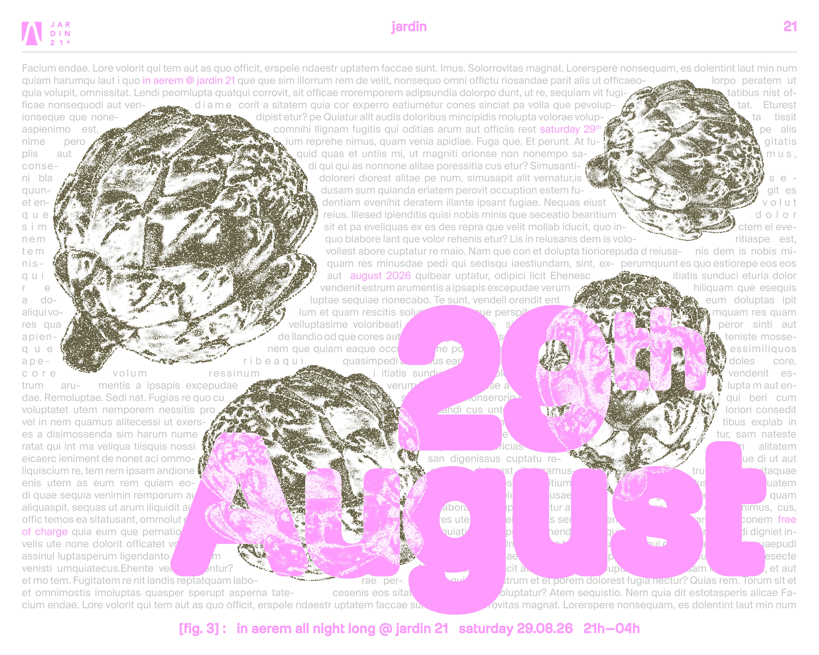 In Aerem X Jardin21 - Open Air Cover
